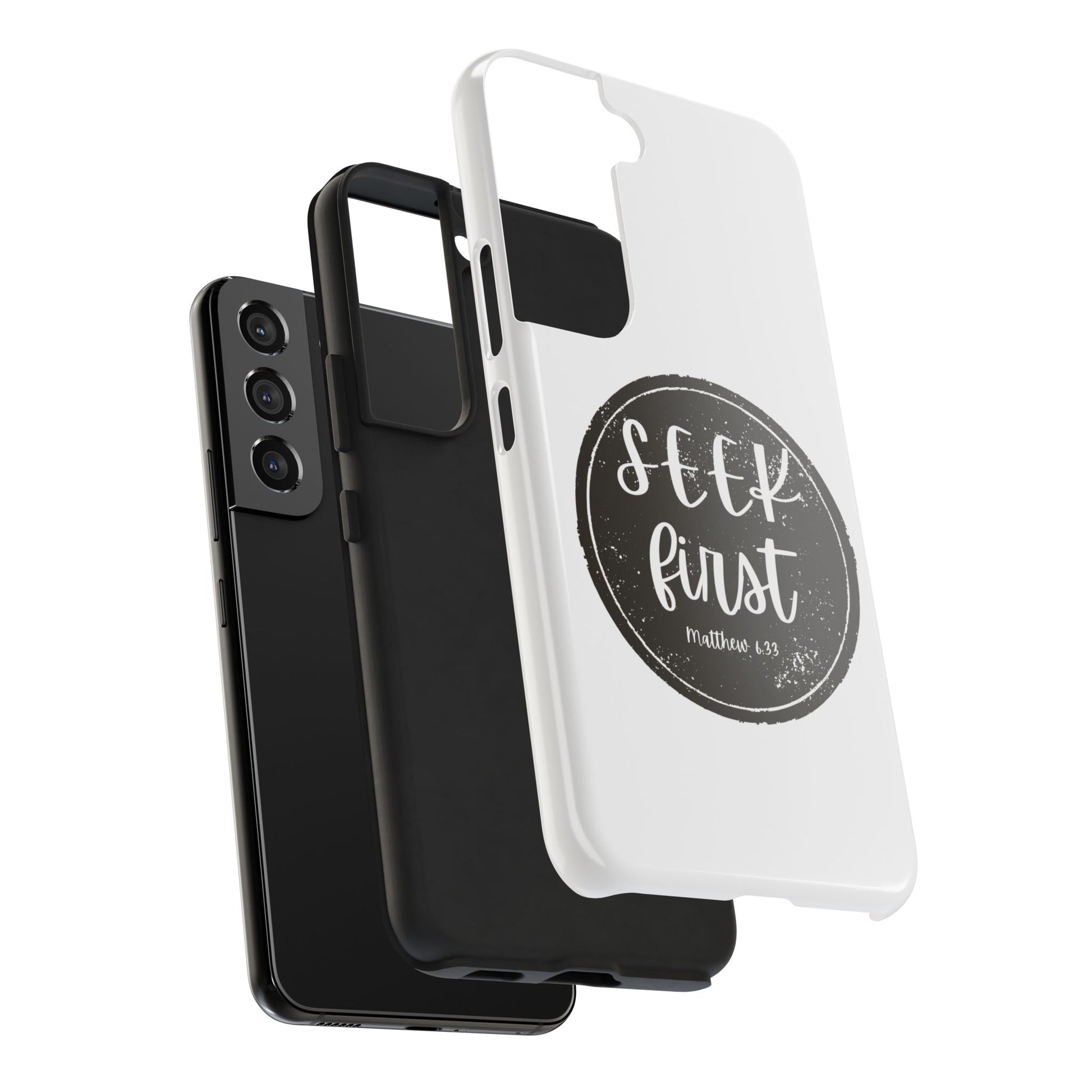 Seek First – Matthew 6:33 Phone Case | Live the Verse Collection