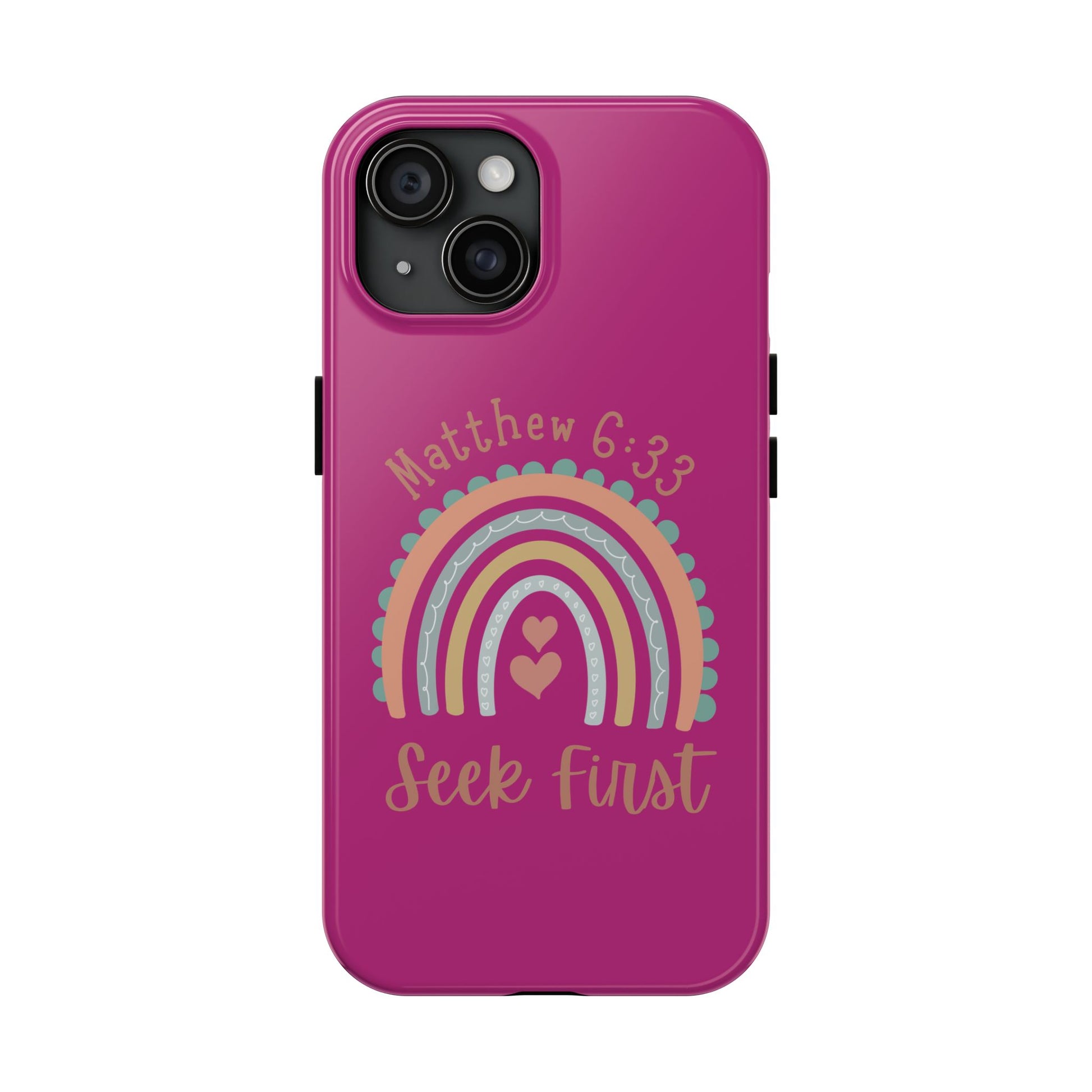 Seek First – Matthew 6:33 Phone Case | Live the Verse Collection