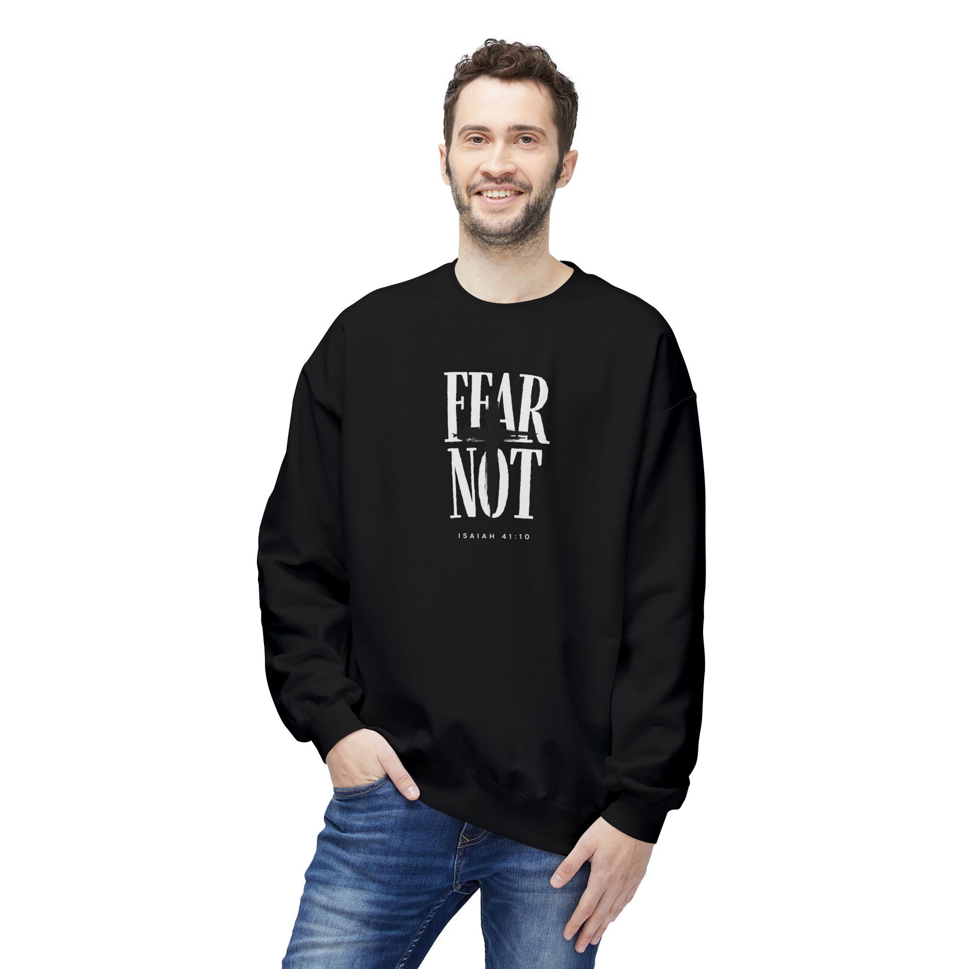 Fear Not - Isaiah 41:10 – Sweatshirt | Live the Verse | all4HIM