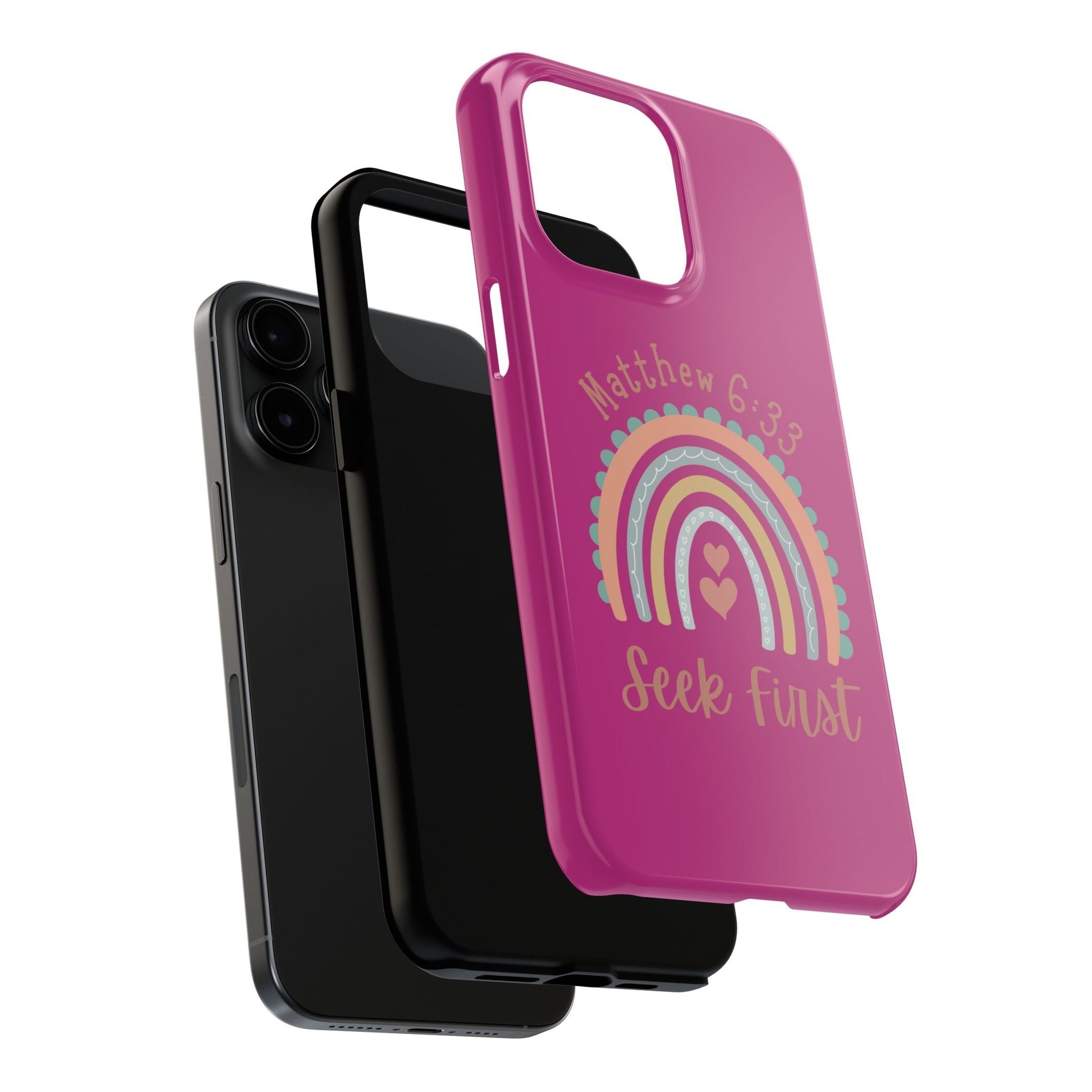Seek First – Matthew 6:33 Phone Case | Live the Verse Collection