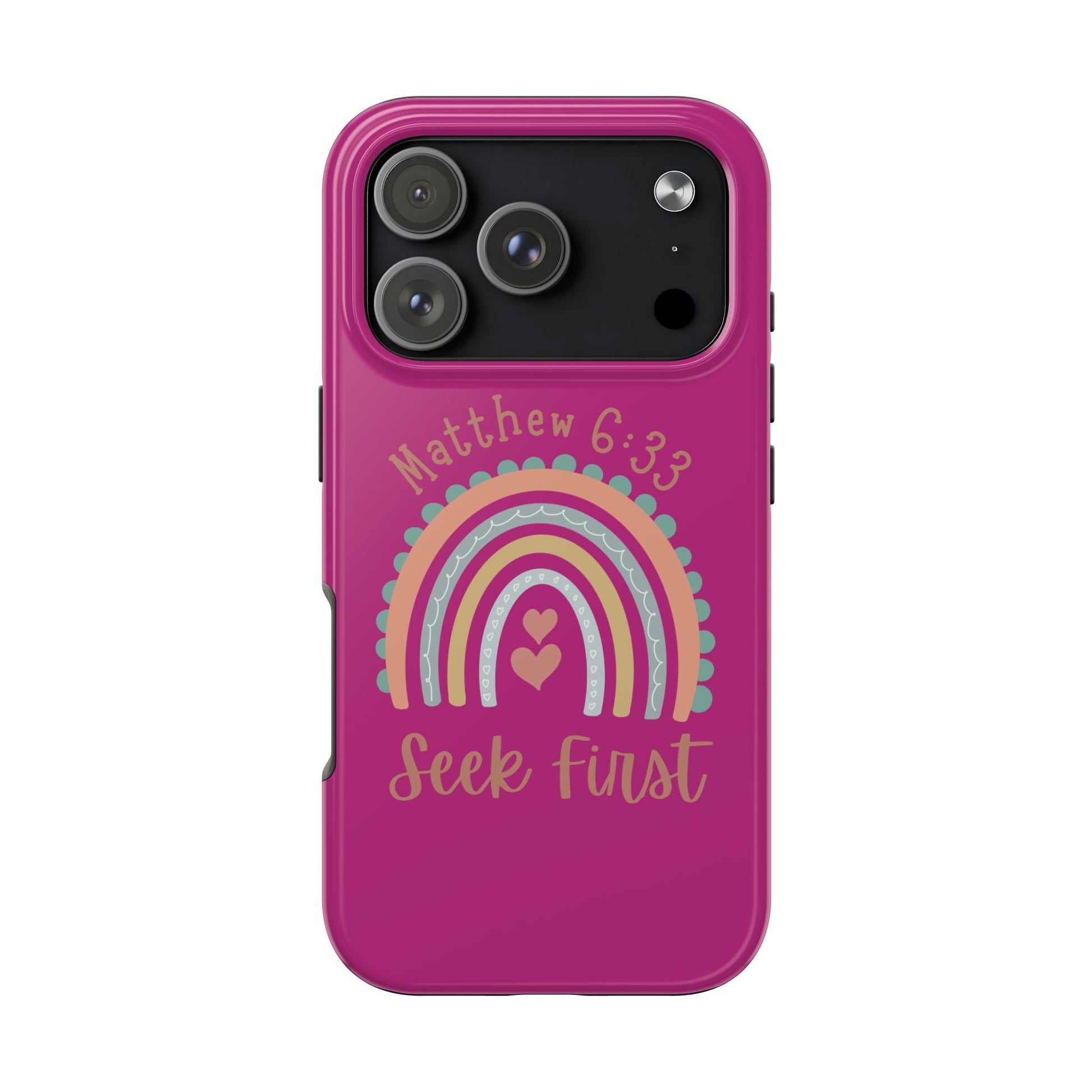 Seek First – Matthew 6:33 Phone Case | Live the Verse Collection