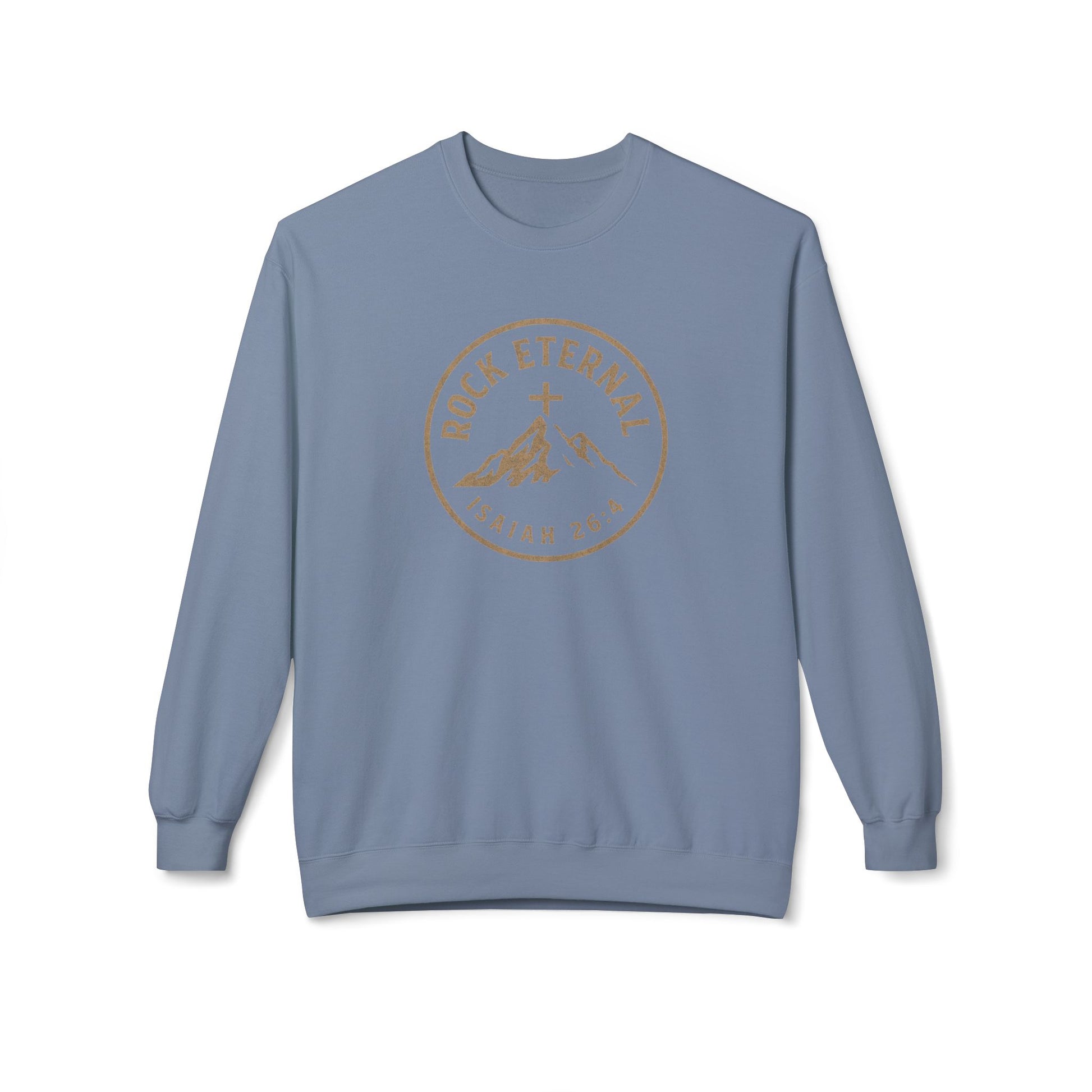 The Rock Eternal – Isaiah 26:4 – Crewneck | Live the Verse | all4HIM