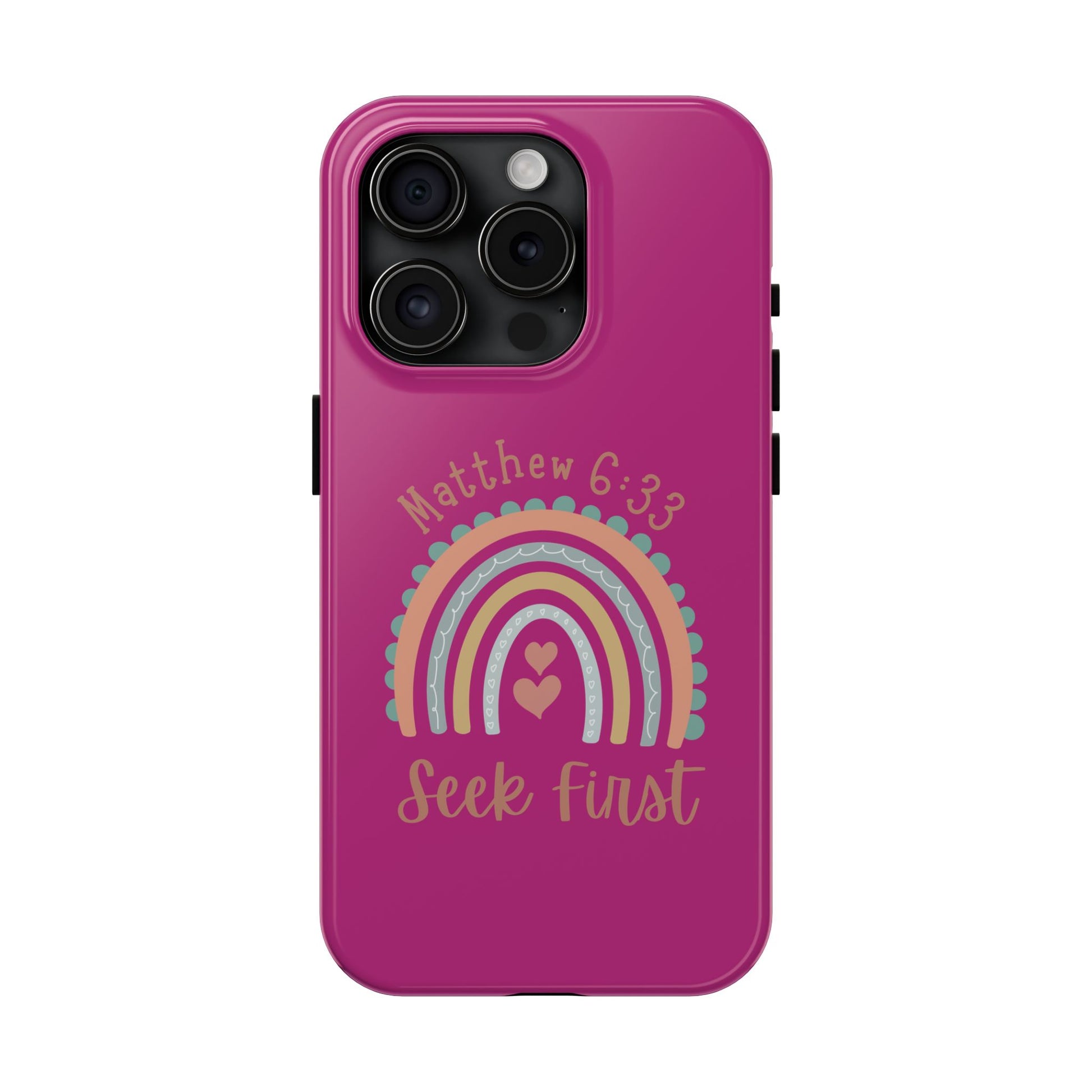 Seek First – Matthew 6:33 Phone Case | Live the Verse Collection