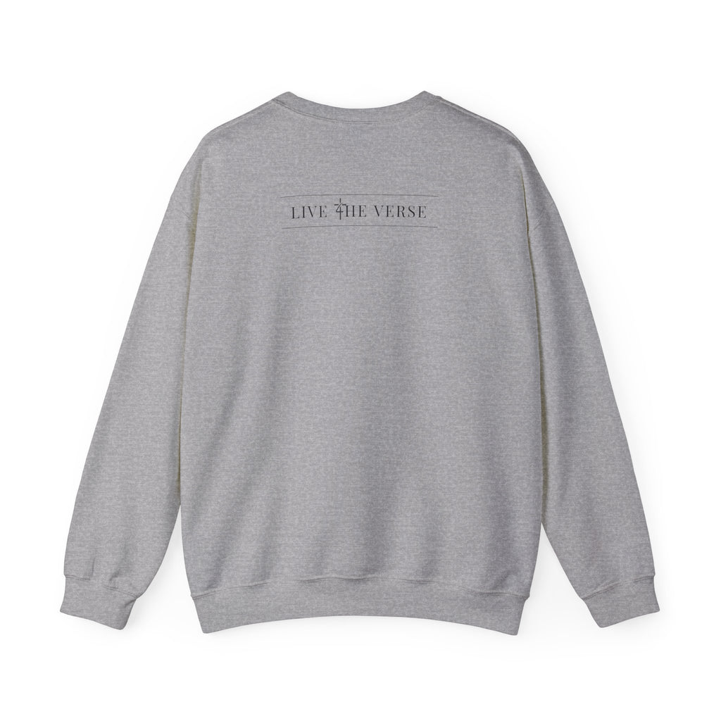 Seek First – Christian Sweatshirt | Circle Seal Design | Live the Verse Collection | all4HIM