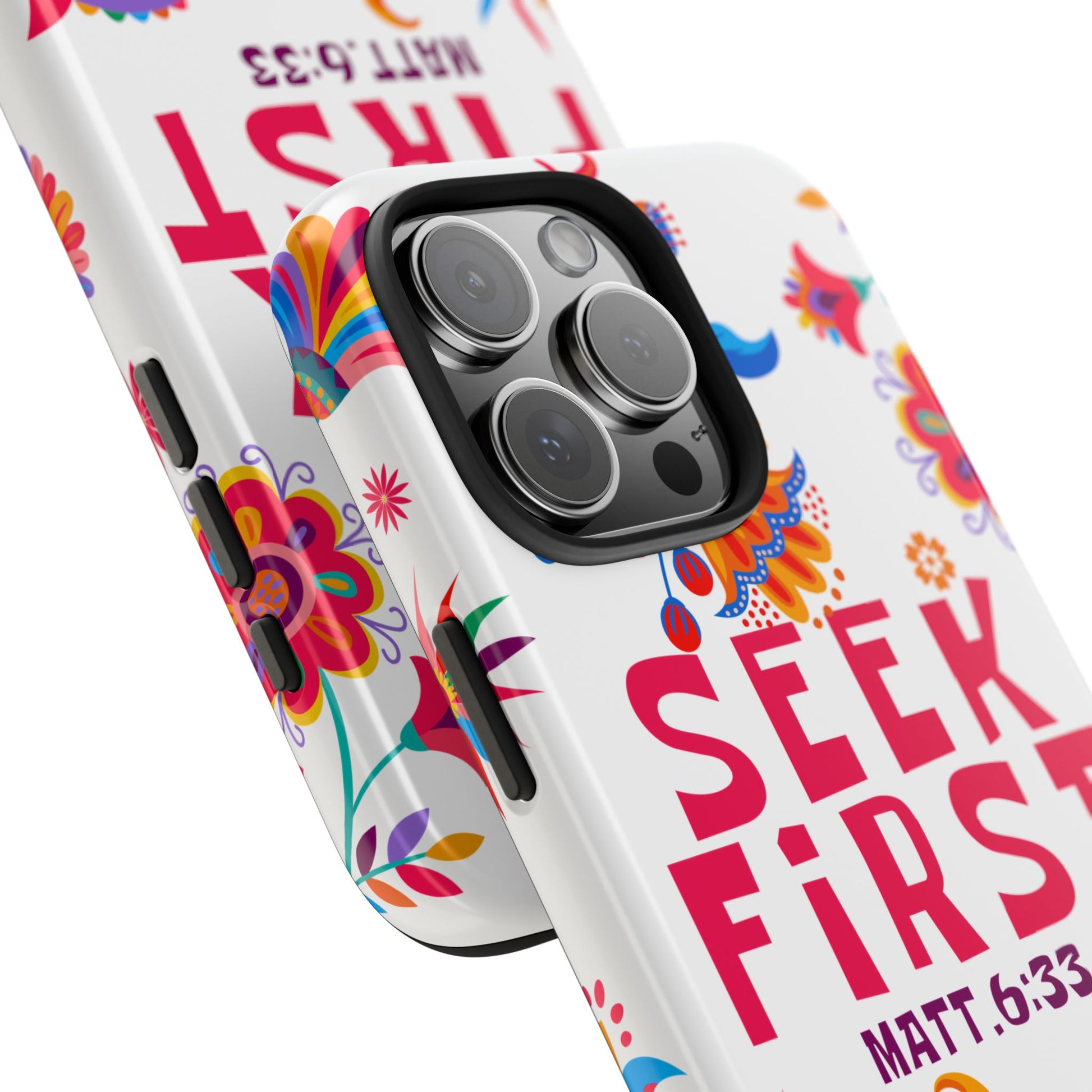 Seek First – Matthew 6:33 Phone Case | Live the Verse Collection