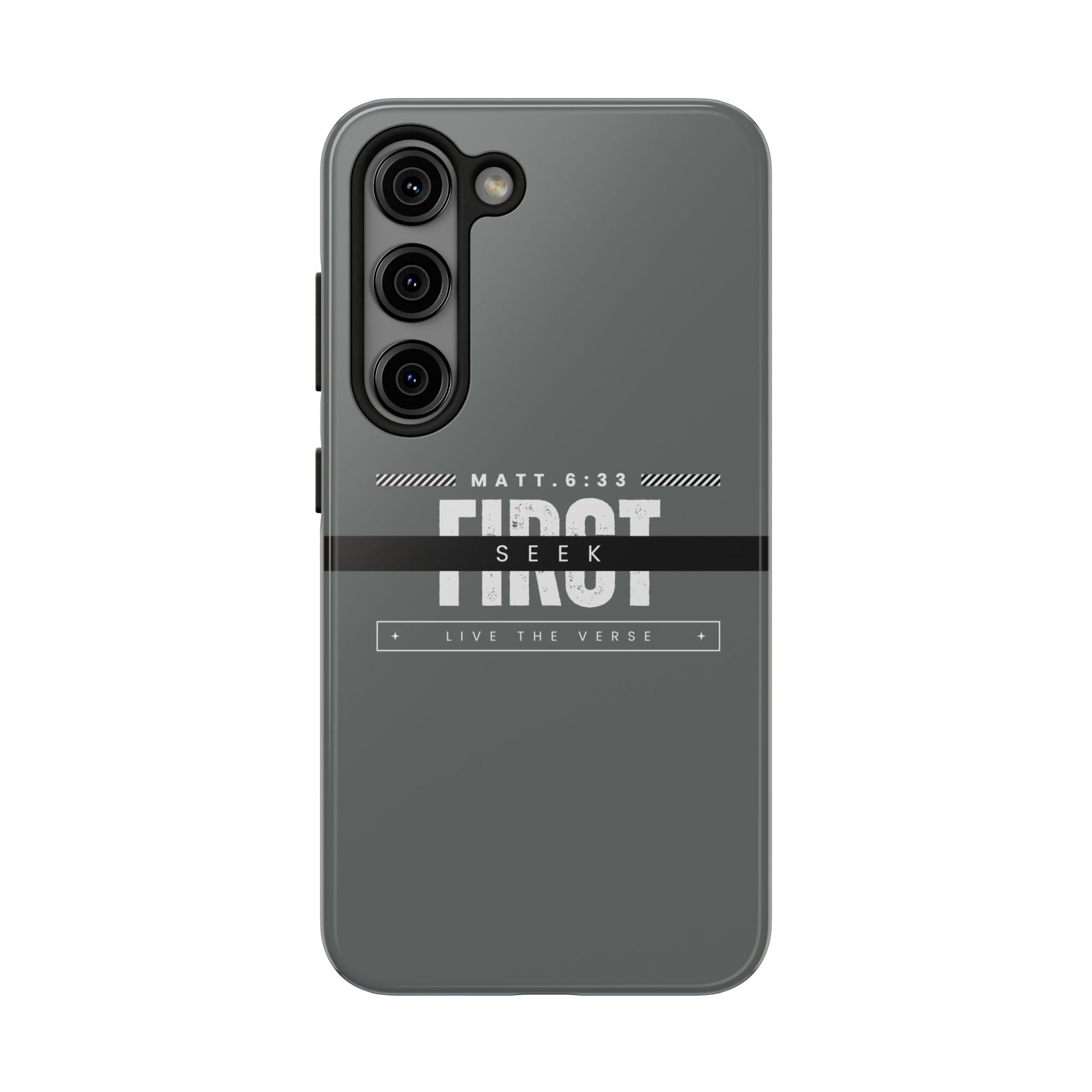 Seek First – Matthew 6:33 Phone Case | Live the Verse Collection