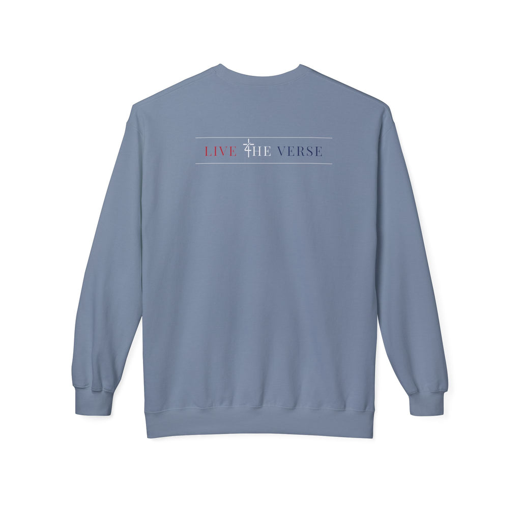 The Rock Eternal – Isaiah 26:4 – Crewneck | Live the Verse | all4HIM