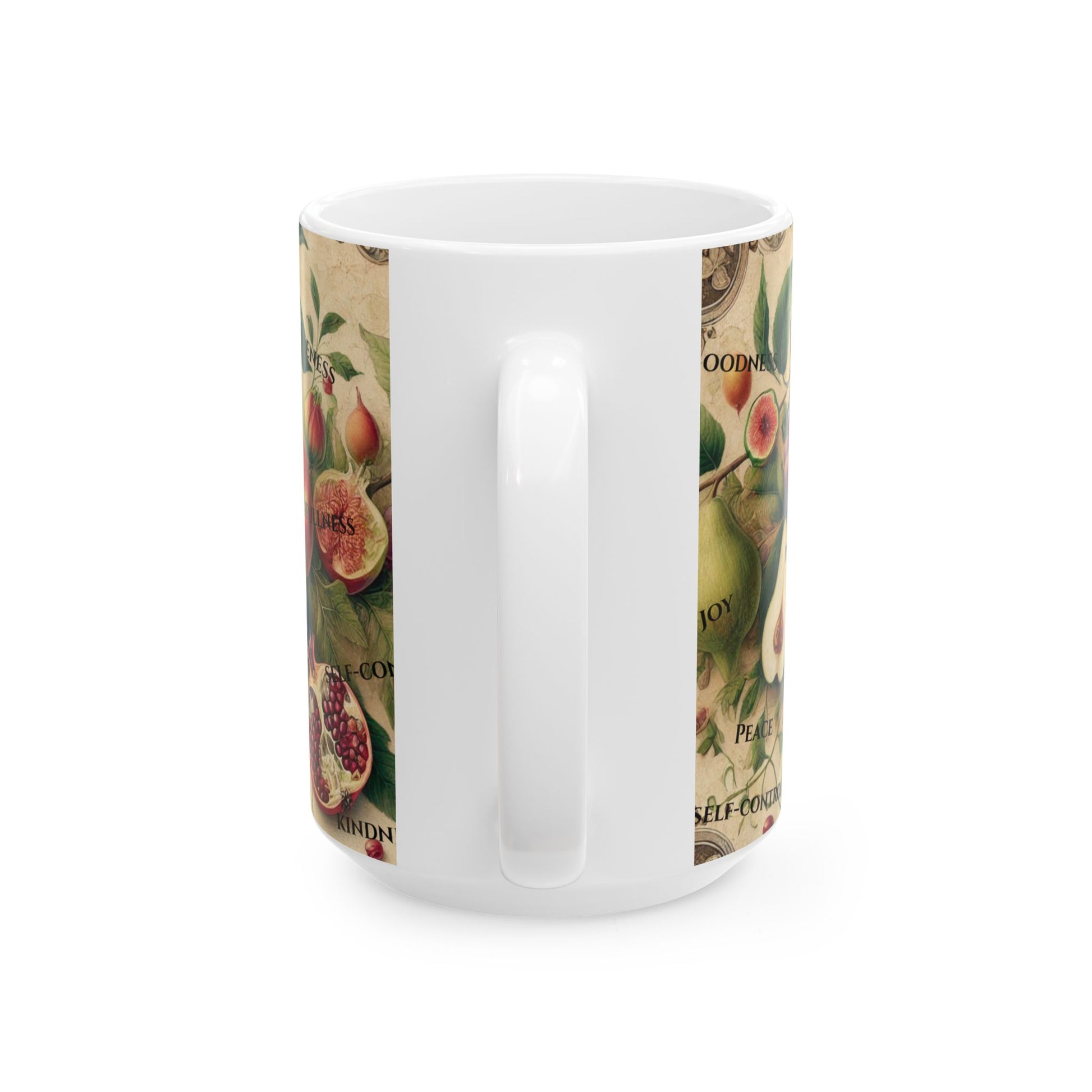 Fill Your Cup: Fruits of the Spirit Mug – Christian Wraparound Mug | all4HIM Collection – 11oz & 15oz