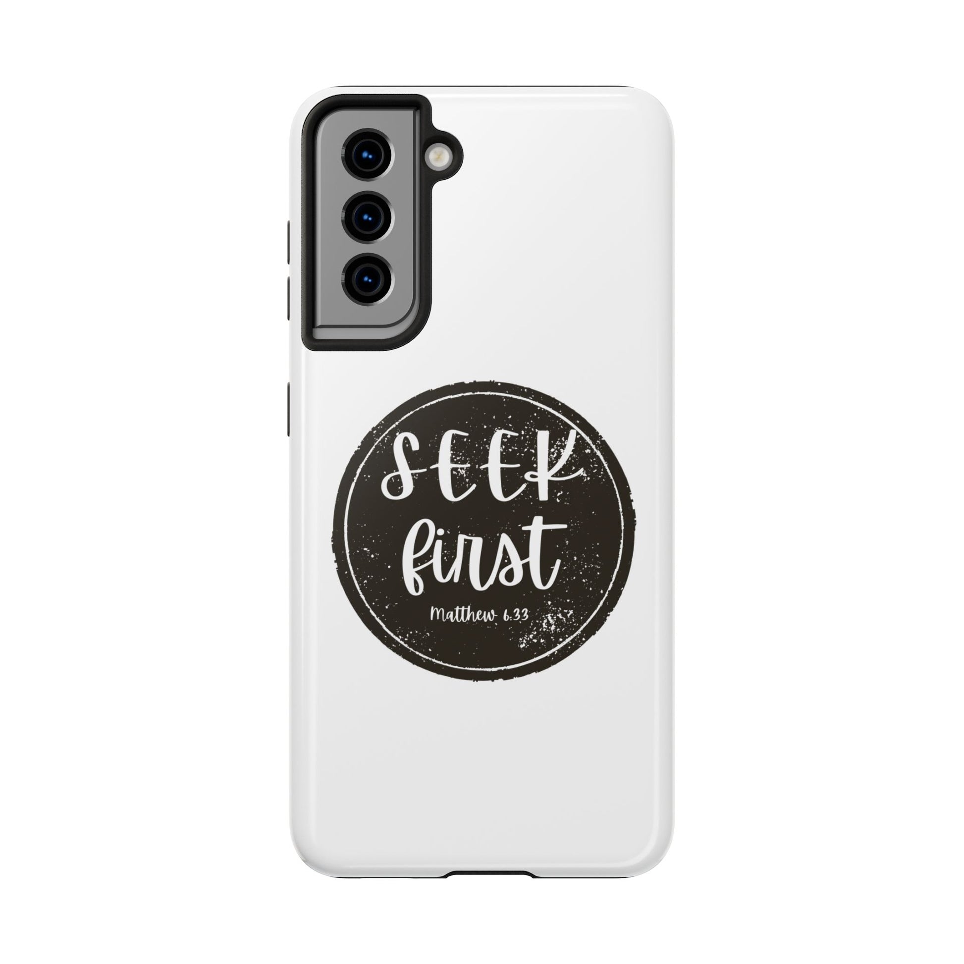 Seek First – Matthew 6:33 Phone Case | Live the Verse Collection