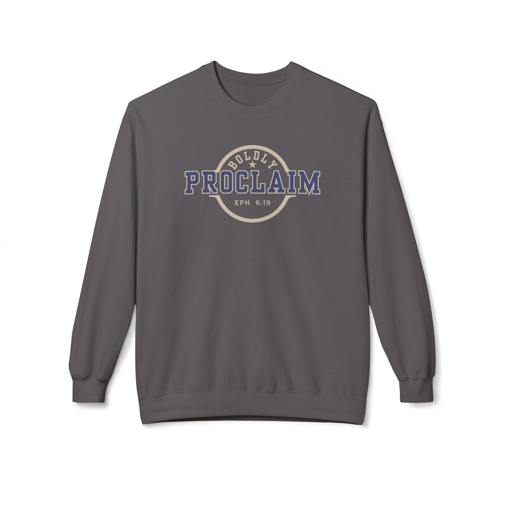 Boldly Proclaim – Ephesians 6:19 – Sweatshirt | Live the Verse | all4HIM