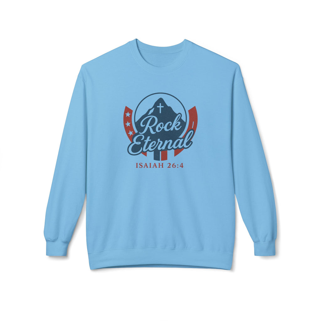 The Rock Eternal – Isaiah 26:4 – Crewneck | Live the Verse | all4HIM