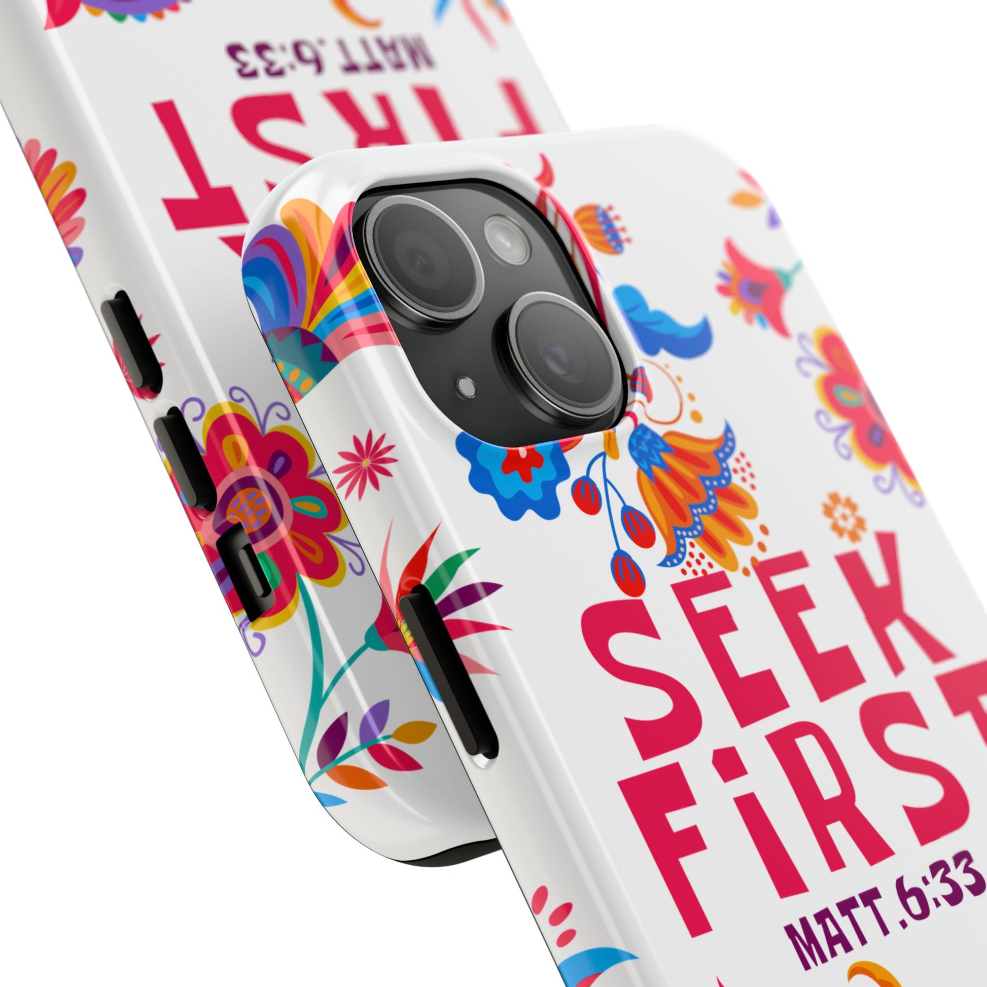 Seek First – Matthew 6:33 Phone Case | Live the Verse Collection