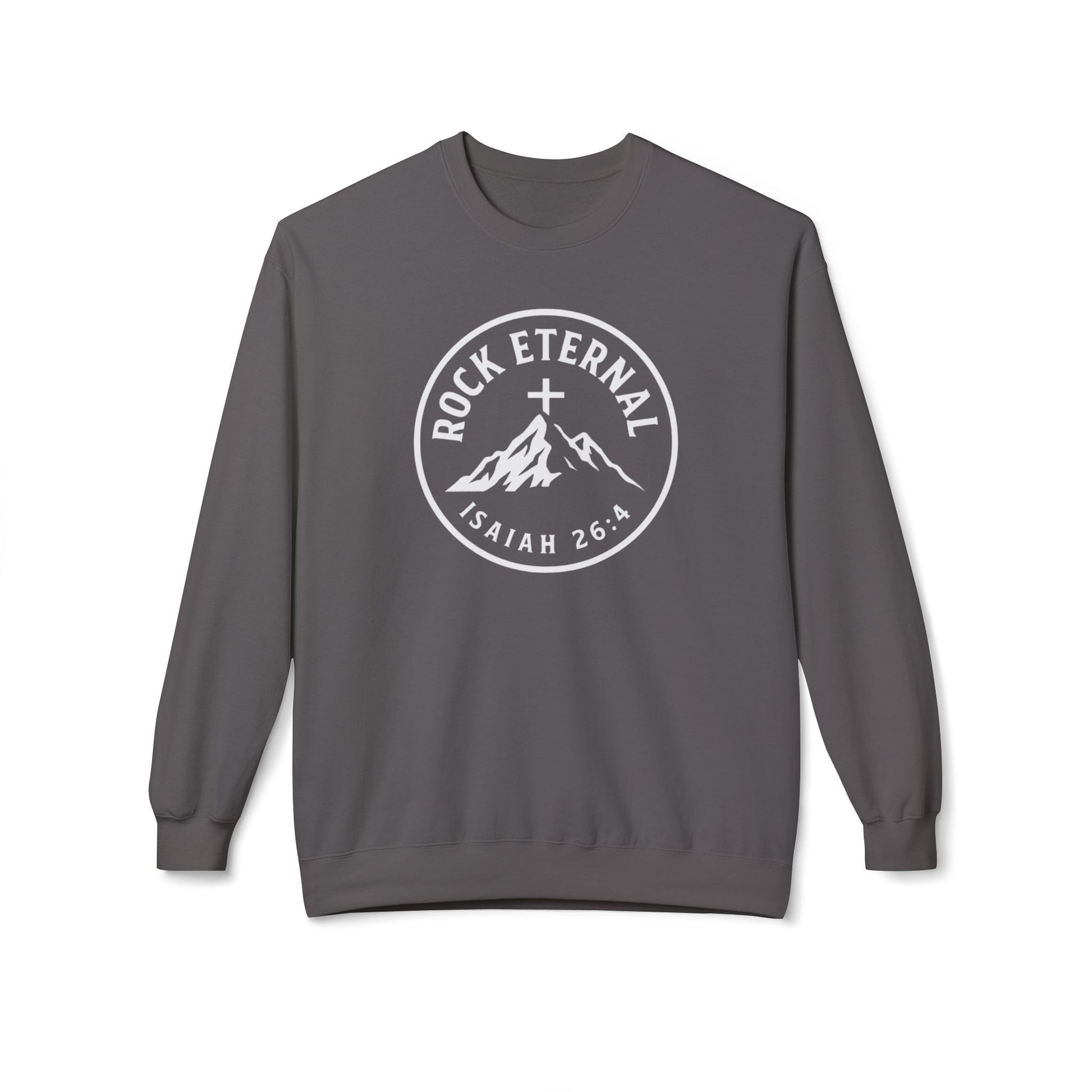 The Rock Eternal – Isaiah 26:4 – Crewneck | Live the Verse | all4HIM