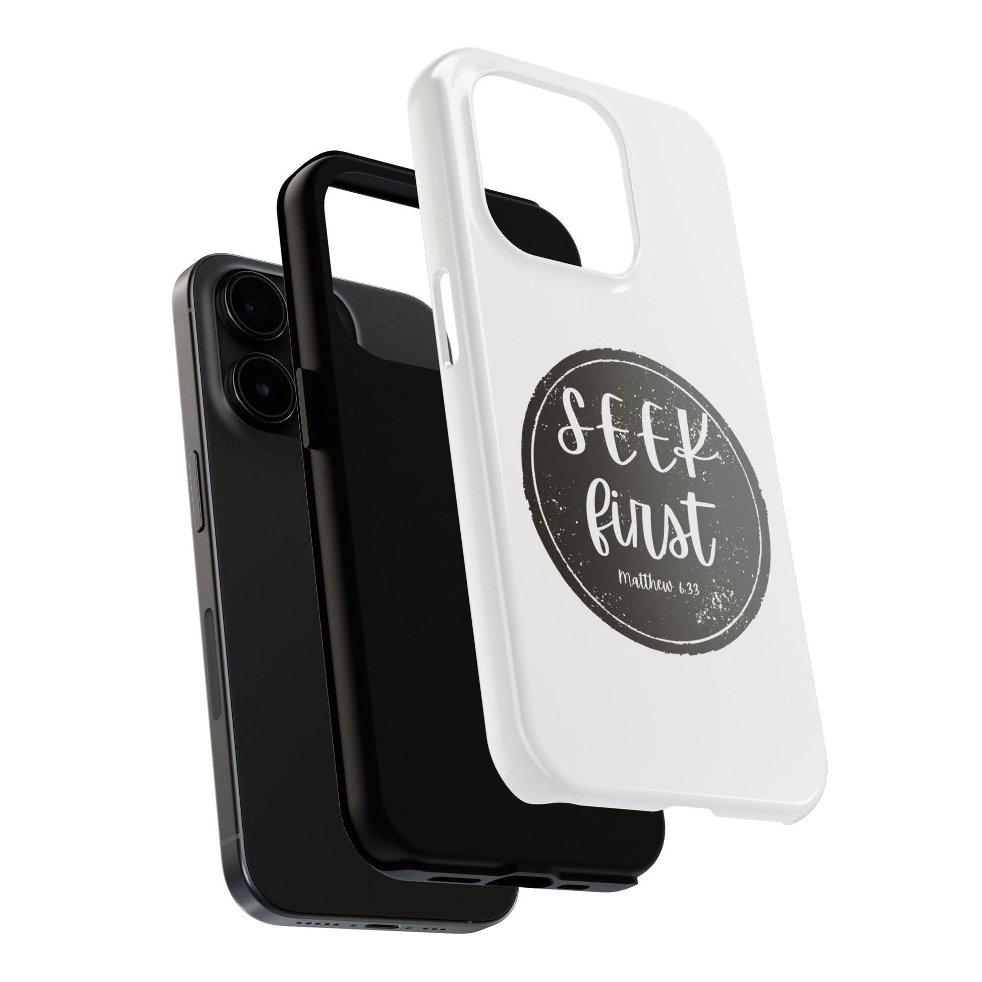 Seek First – Matthew 6:33 Phone Case | Live the Verse Collection