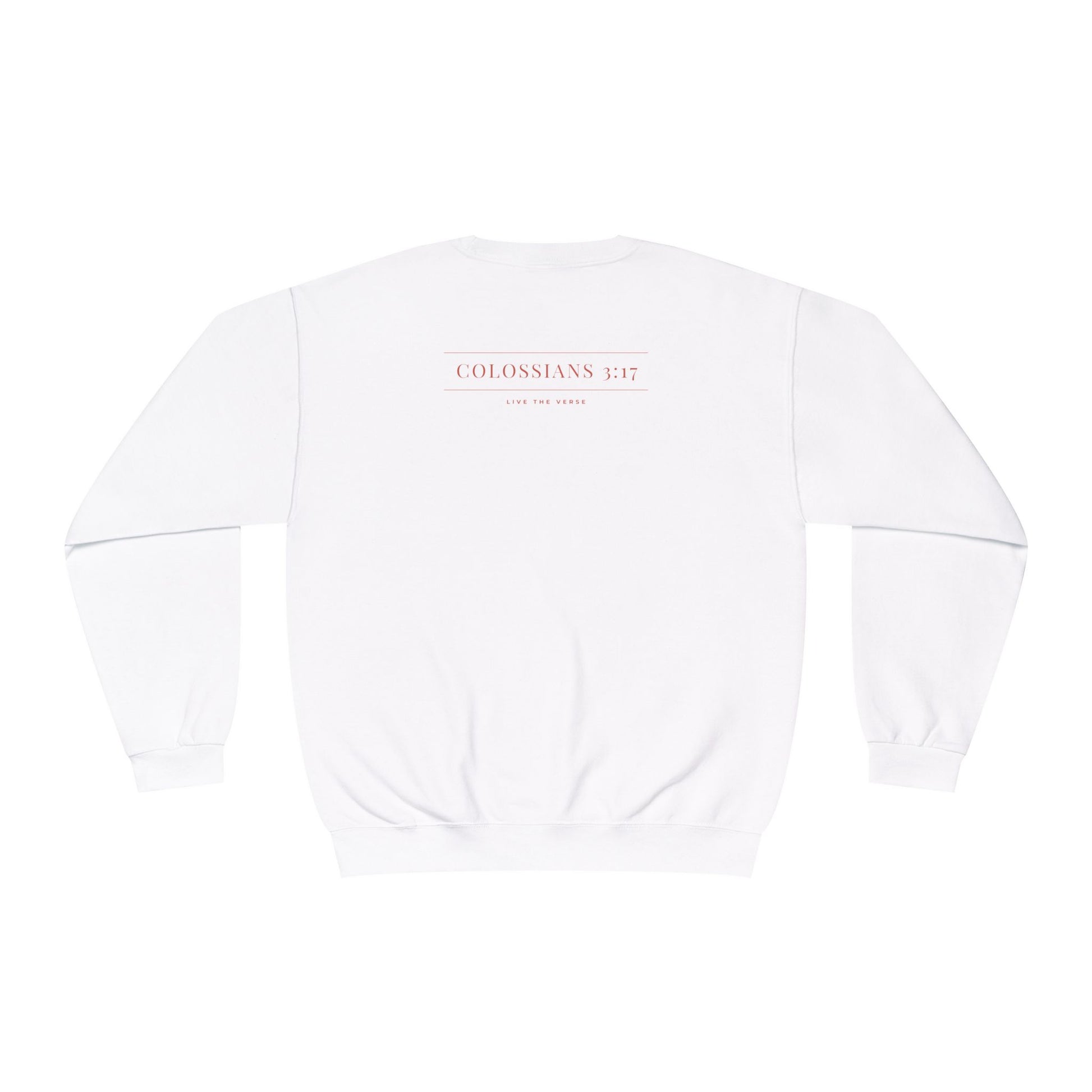 Live the Verse – Colossians 3:17 Crewneck | all4HIM Collection