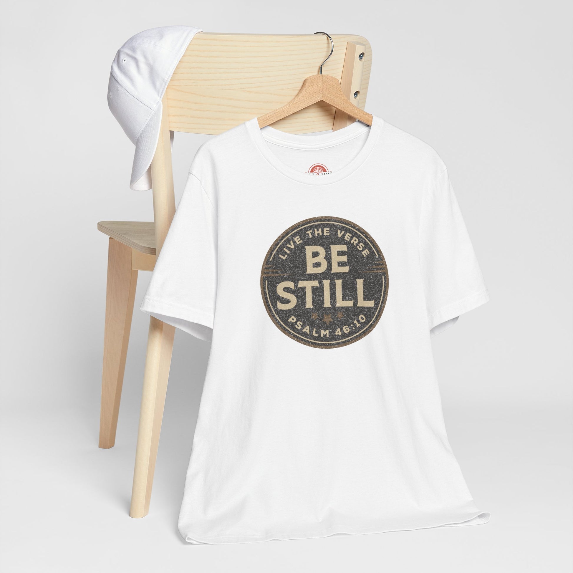 Be Still – Psalm 46:10 T-Shirt | Live the Verse Collection | all4HIM