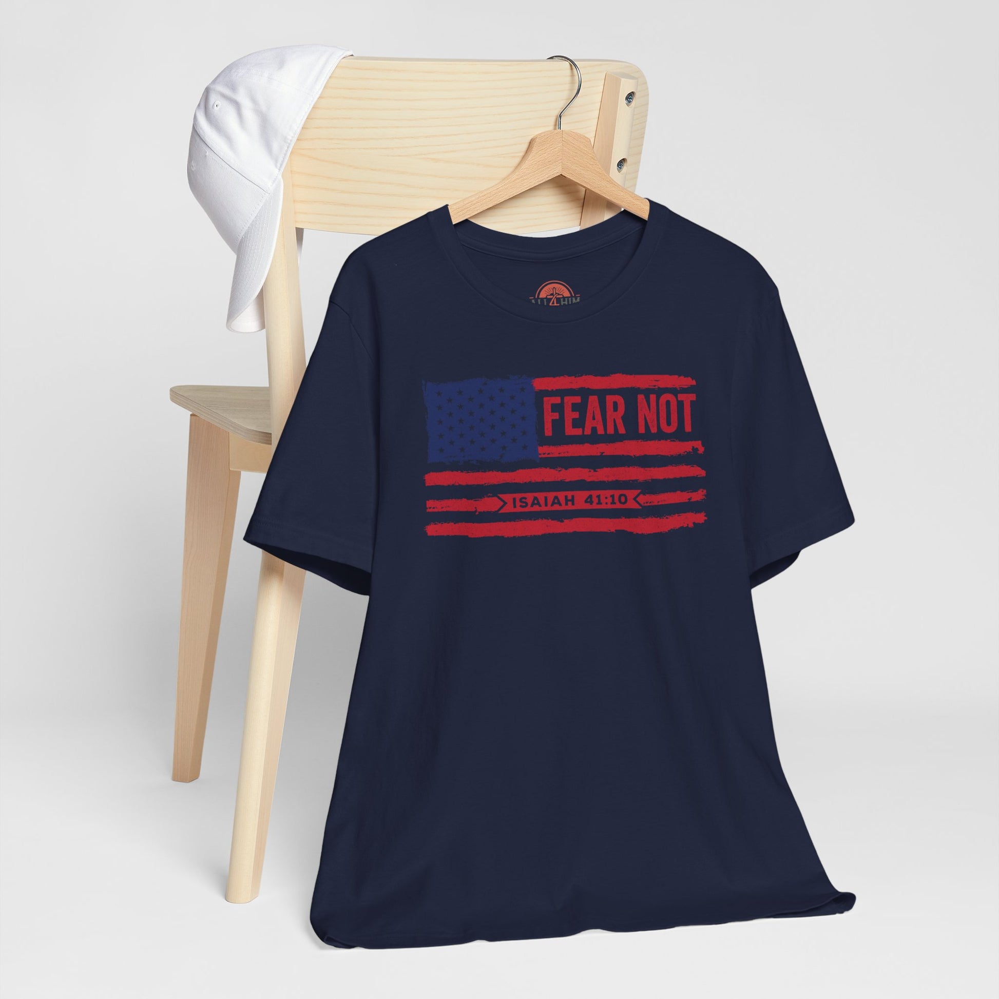 Fear Not - Isaiah 41:10 Patriotic T-Shirt | Live the Verse | all4HIM Collection