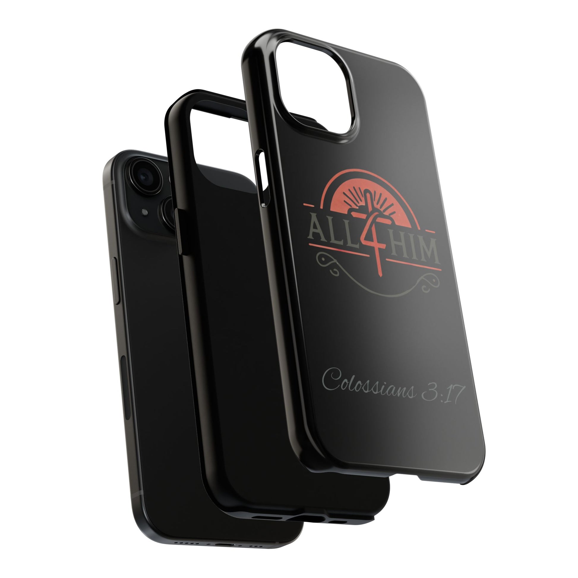 all4HIM Logo Phone Case – Colossians 3:17 | Faith + Function