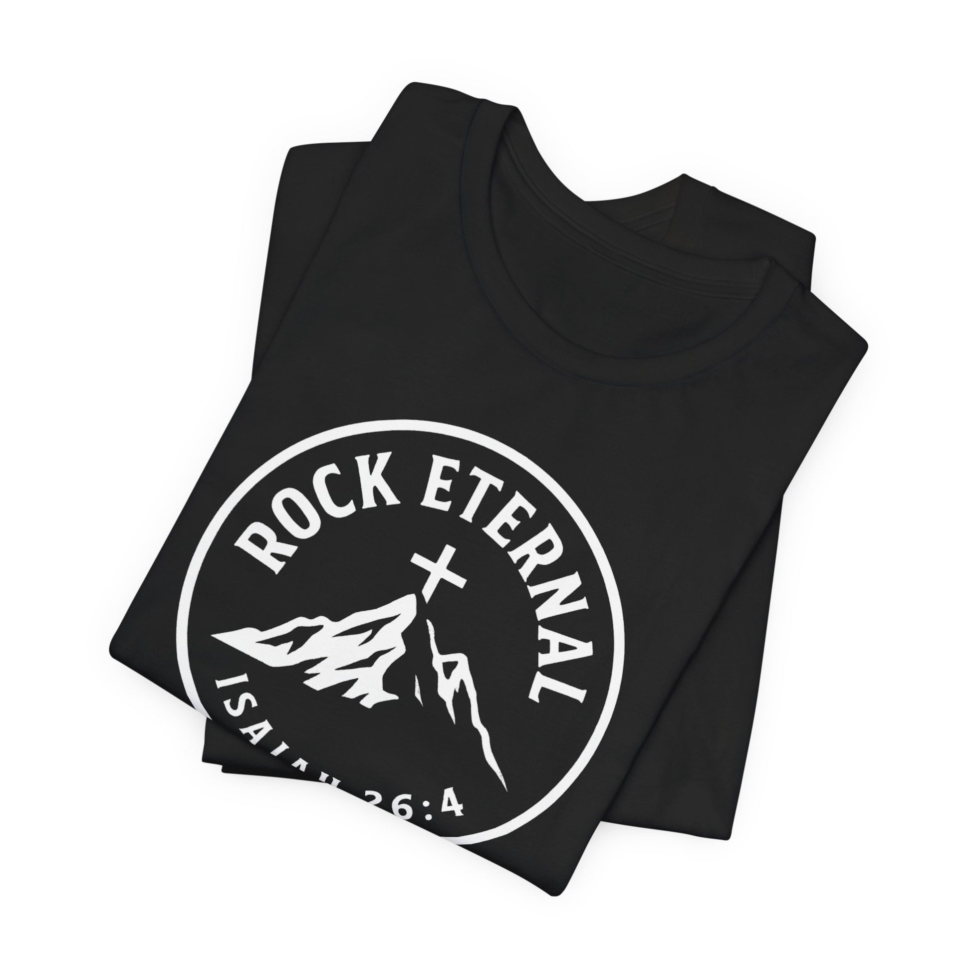The Rock Eternal – Isaiah 26:4 – T-Shirt | Live the Verse | all4HIM