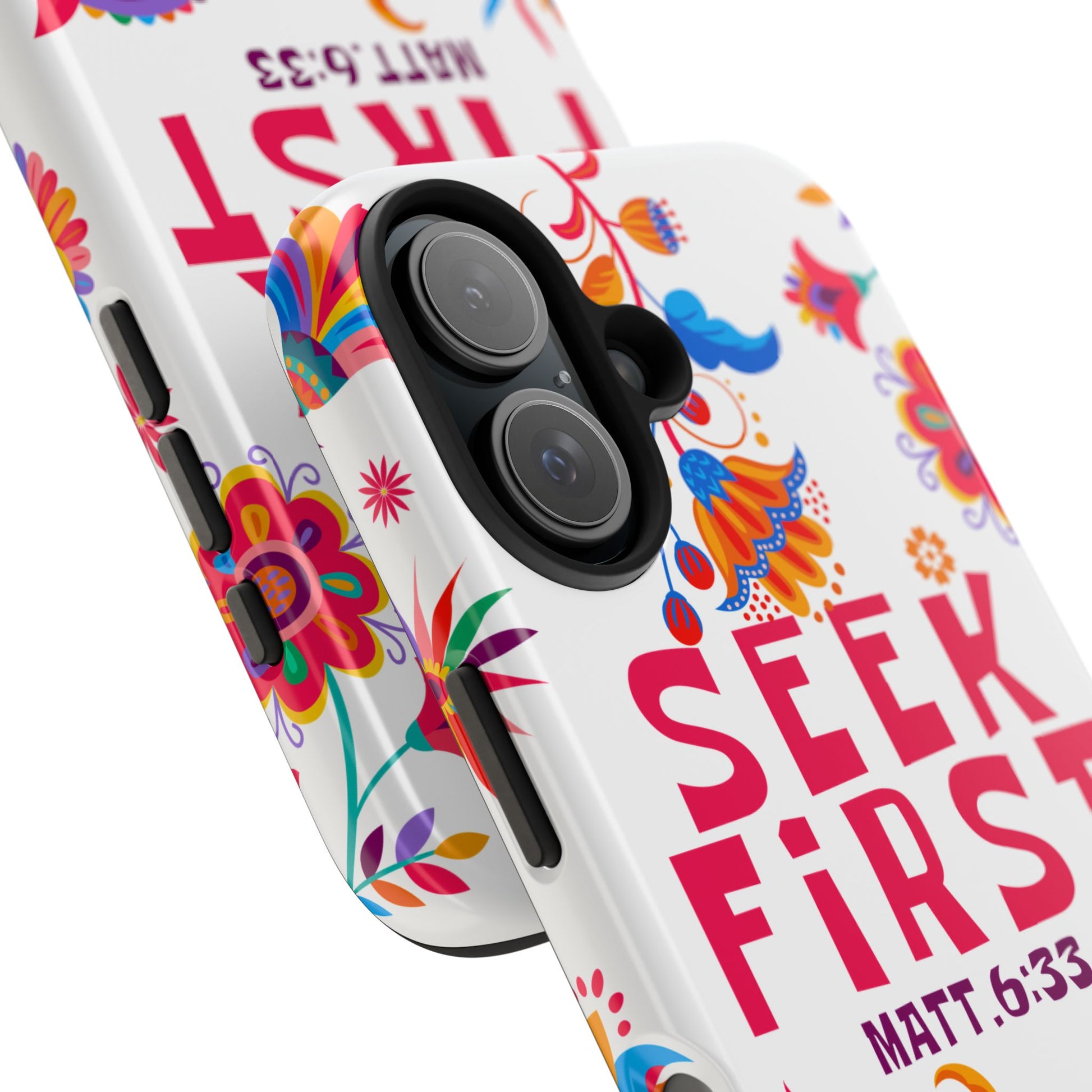 Seek First – Matthew 6:33 Phone Case | Live the Verse Collection