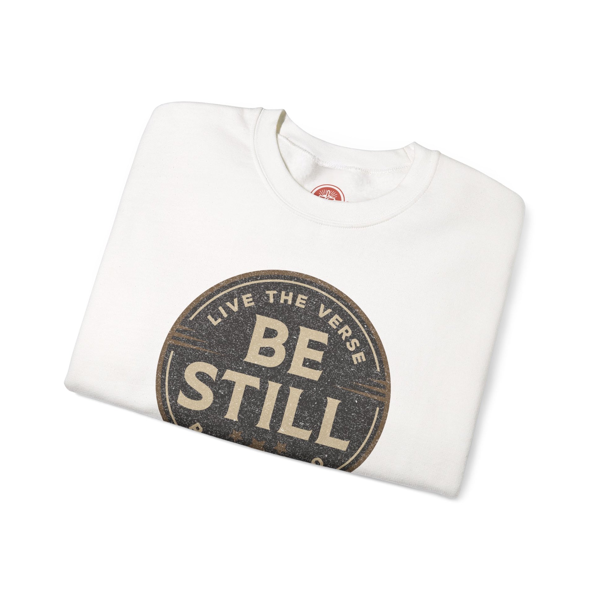 Be Still – Psalm 46:10 Crewneck Sweatshirt | Live the Verse Collection | all4HIM