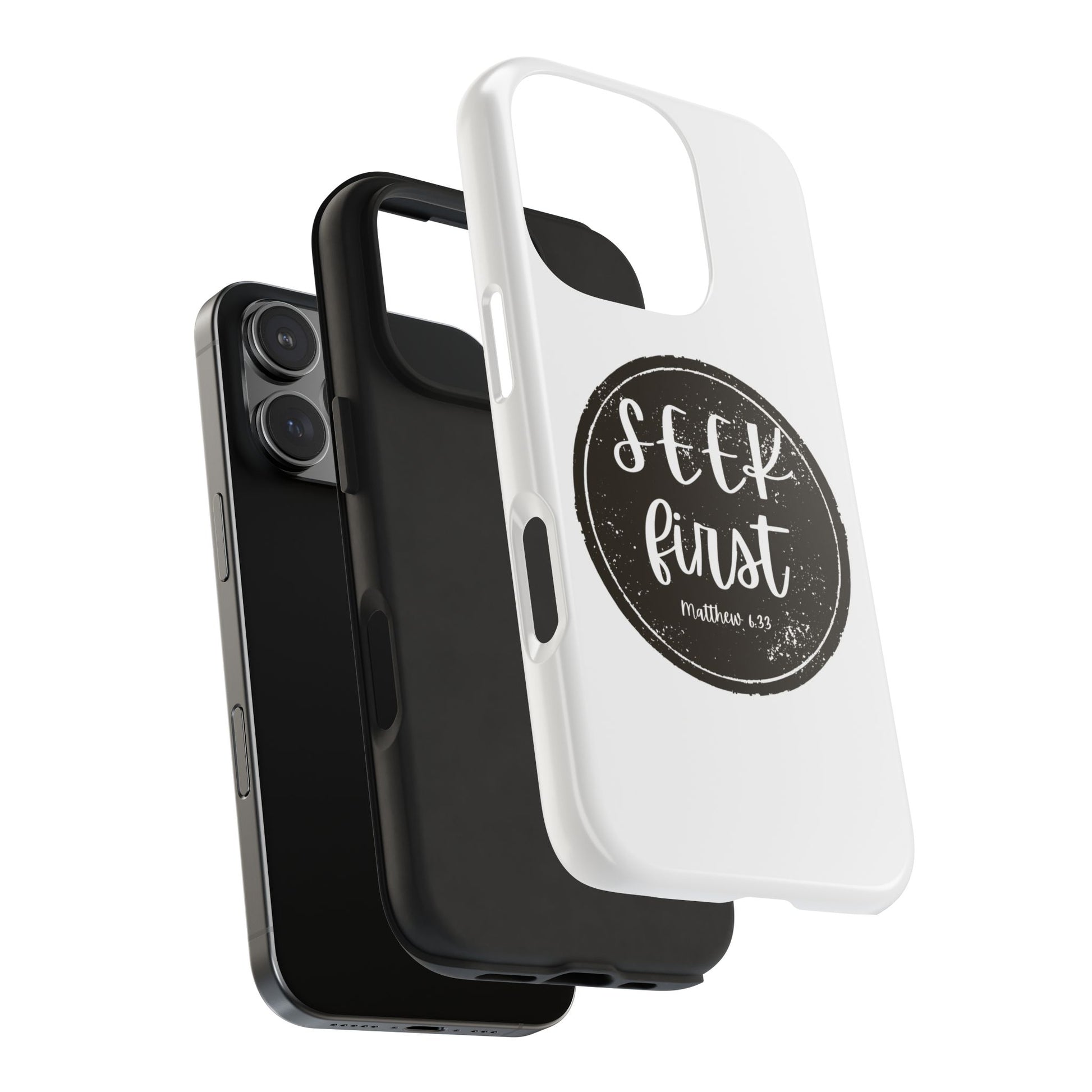 Seek First – Matthew 6:33 Phone Case | Live the Verse Collection