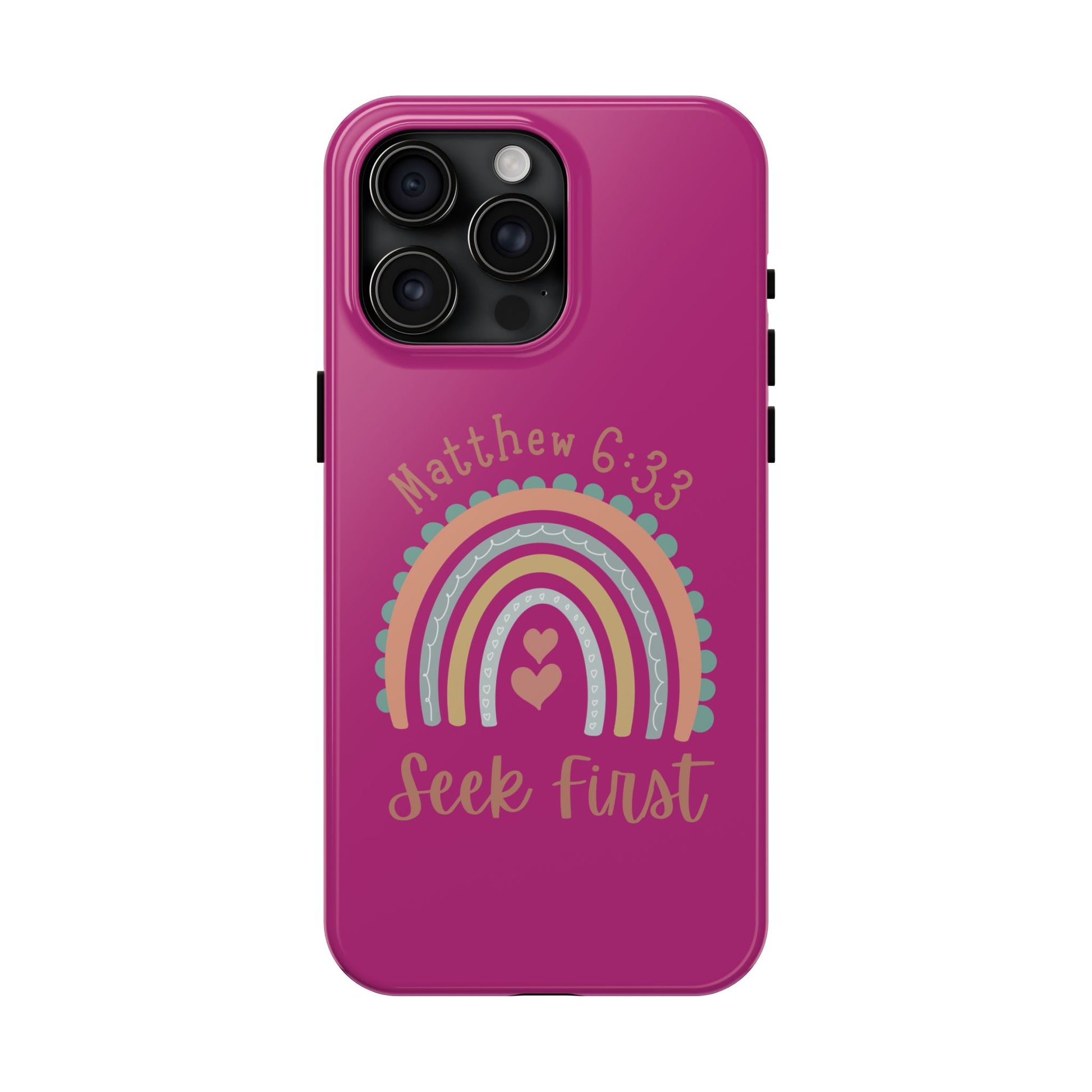 Seek First – Matthew 6:33 Phone Case | Live the Verse Collection