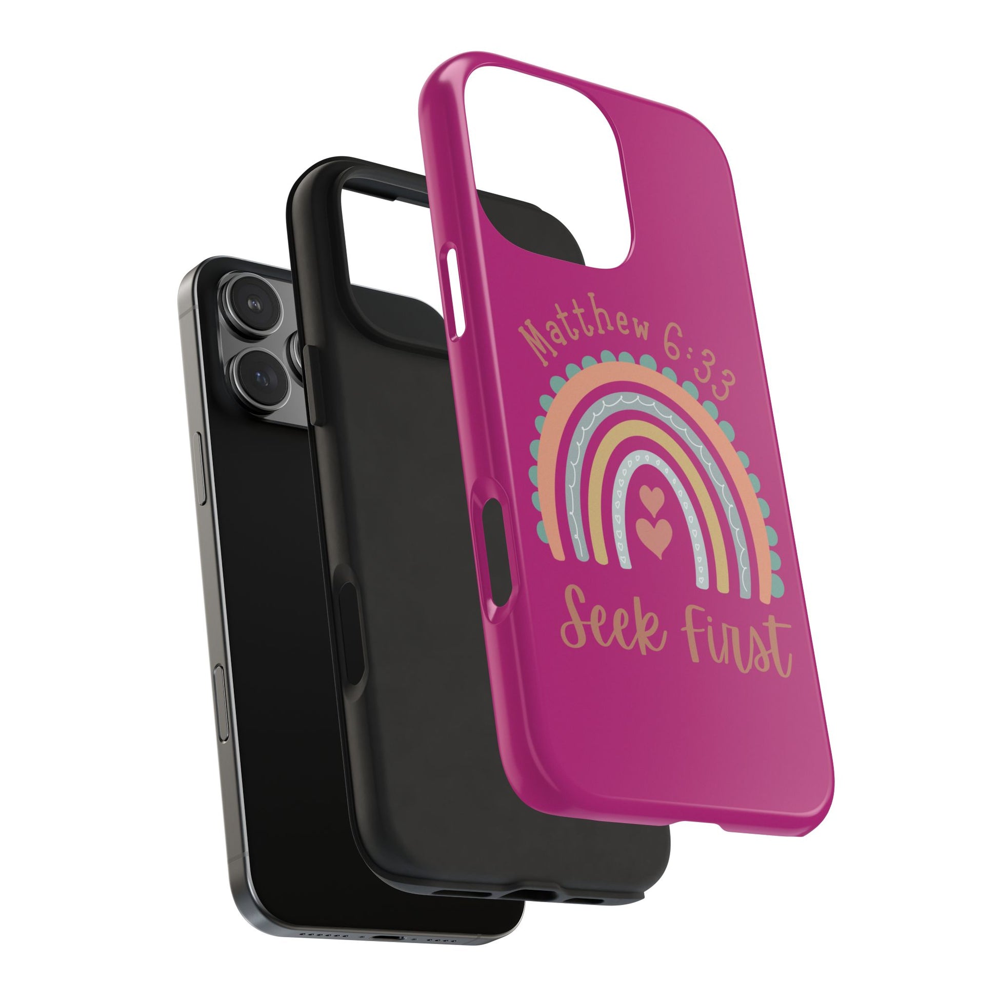 Seek First – Matthew 6:33 Phone Case | Live the Verse Collection