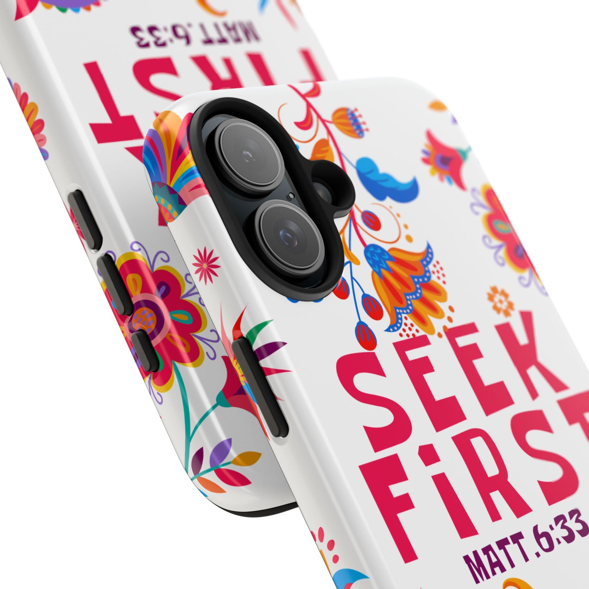 Seek First – Matthew 6:33 Phone Case | Live the Verse Collection