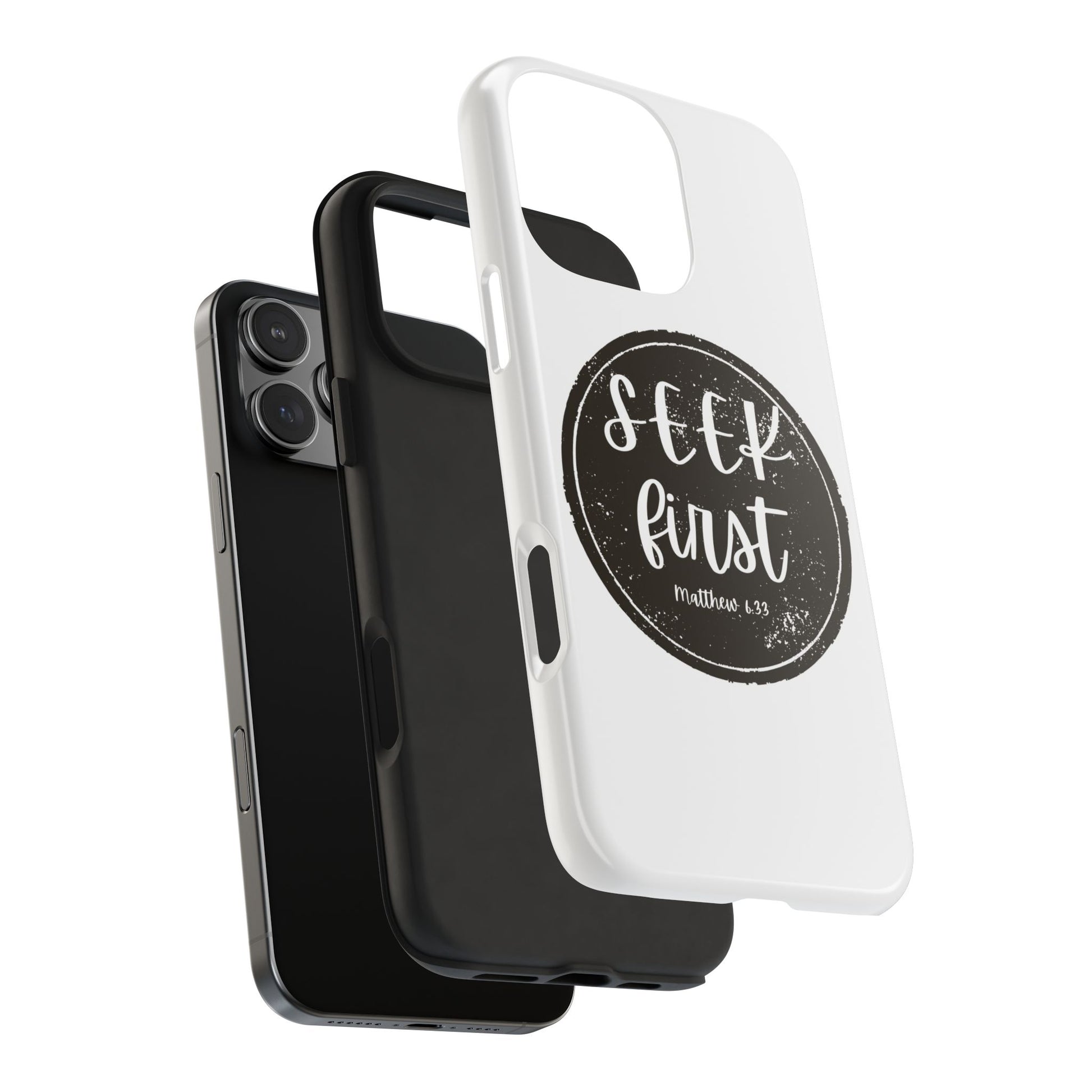 Seek First – Matthew 6:33 Phone Case | Live the Verse Collection