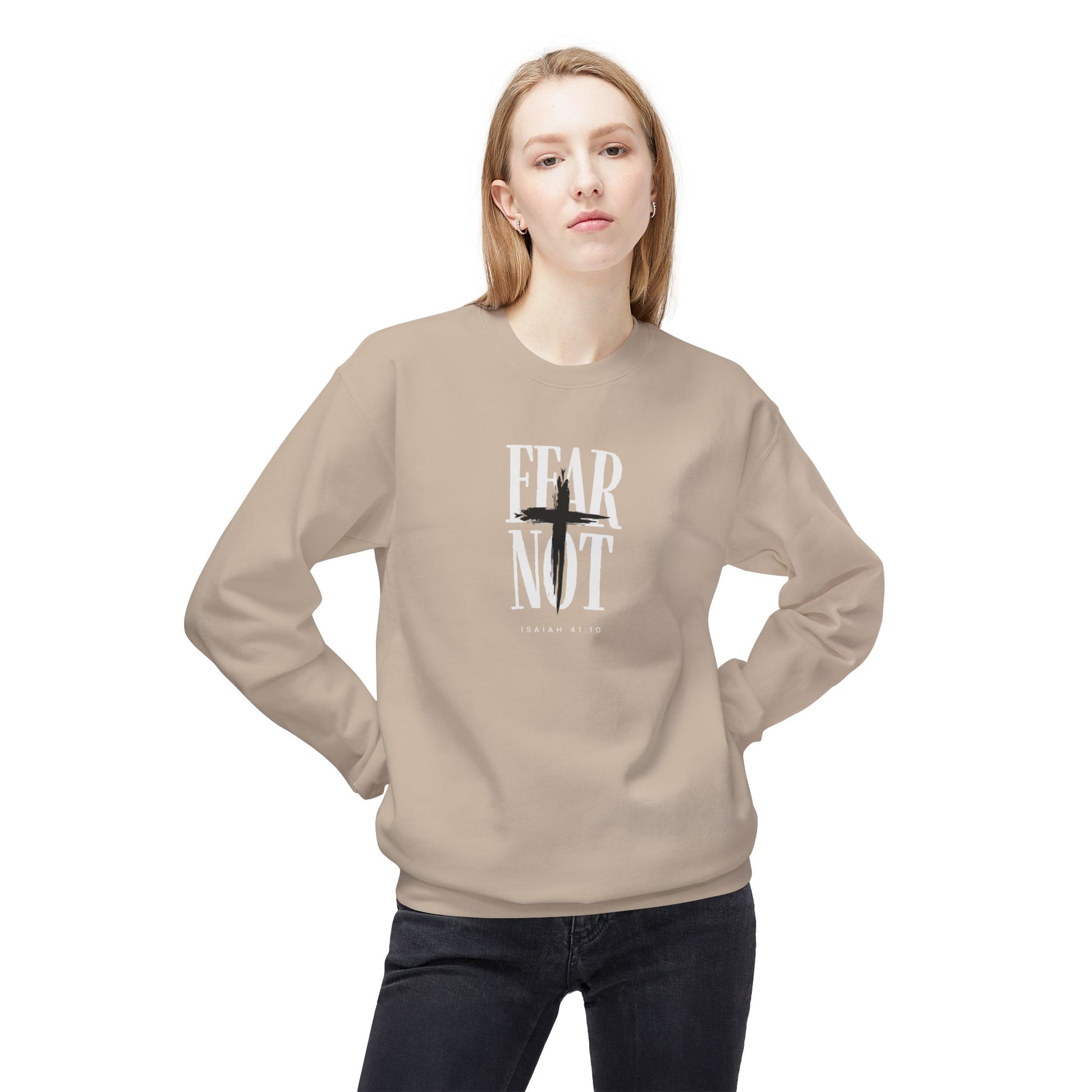 Fear Not - Isaiah 41:10 – Sweatshirt | Live the Verse | all4HIM