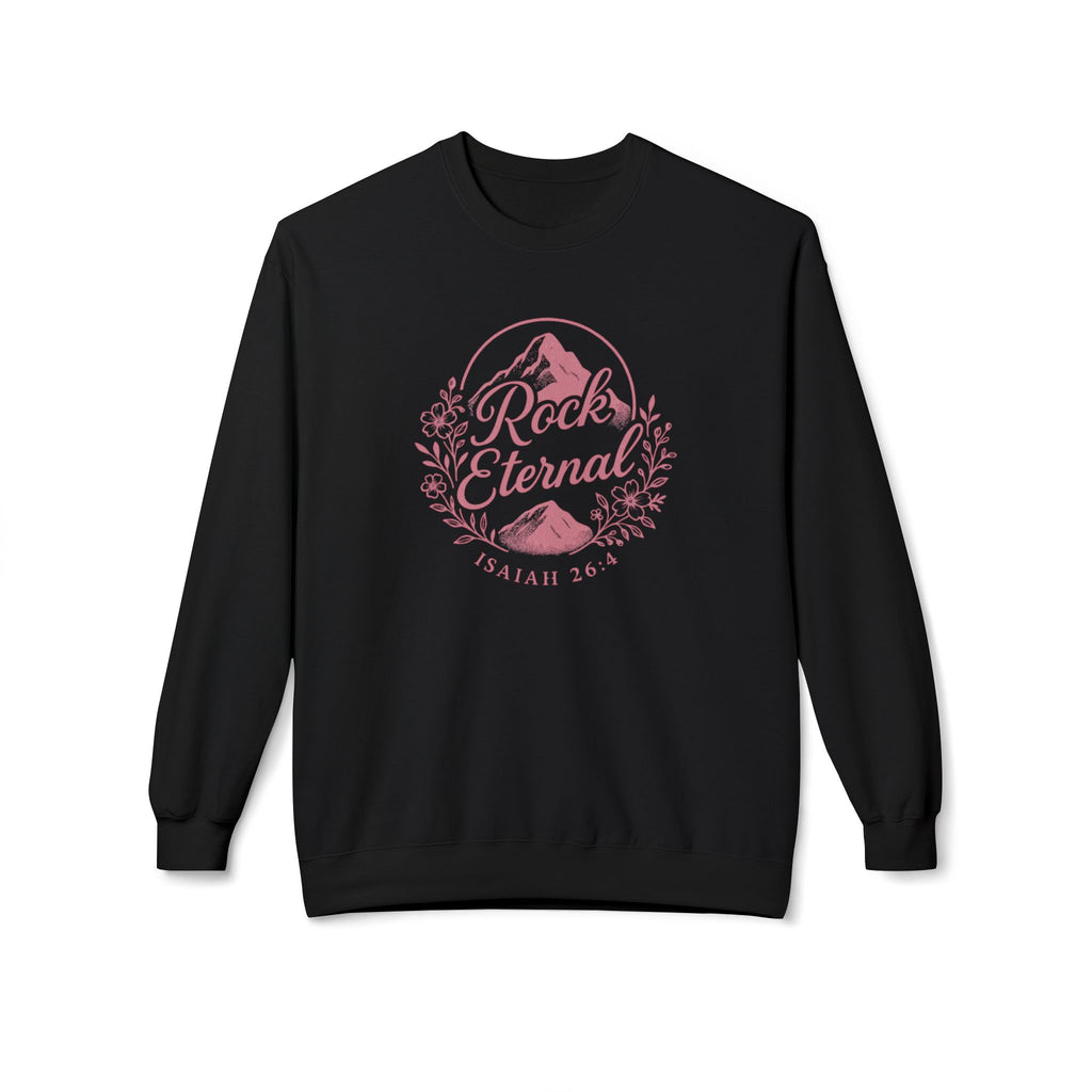 The Rock Eternal – Isaiah 26:4 – Crewneck | Live the Verse | all4HIM
