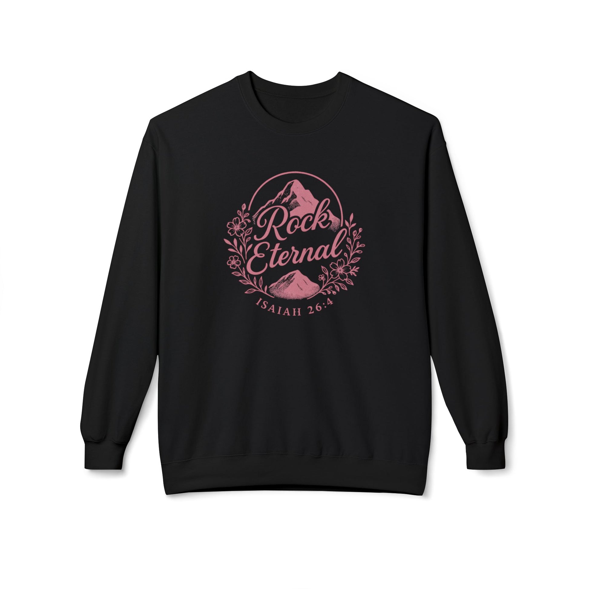 The Rock Eternal – Isaiah 26:4 – Crewneck | Live the Verse | all4HIM