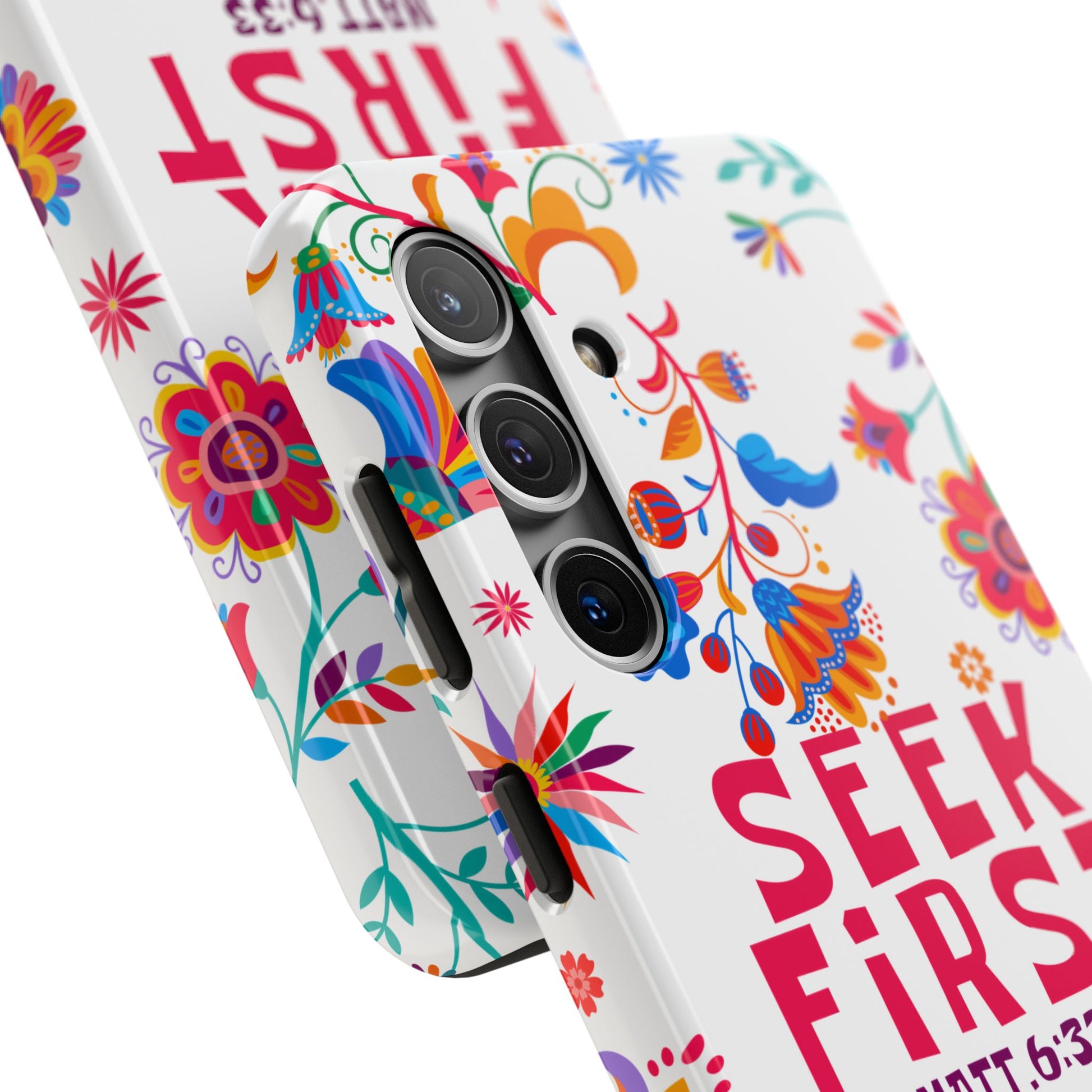 Seek First – Matthew 6:33 Phone Case | Live the Verse Collection
