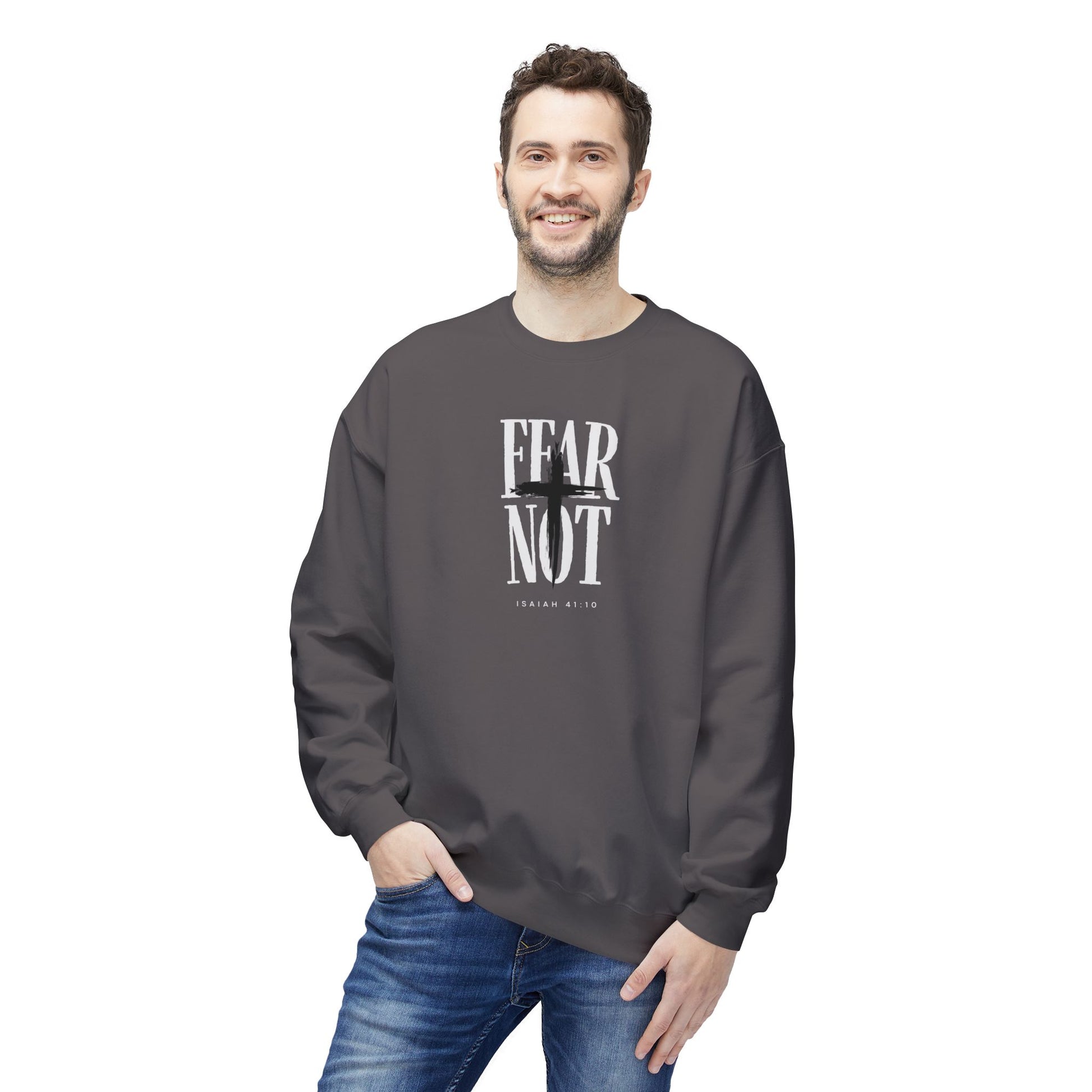Fear Not - Isaiah 41:10 – Sweatshirt | Live the Verse | all4HIM
