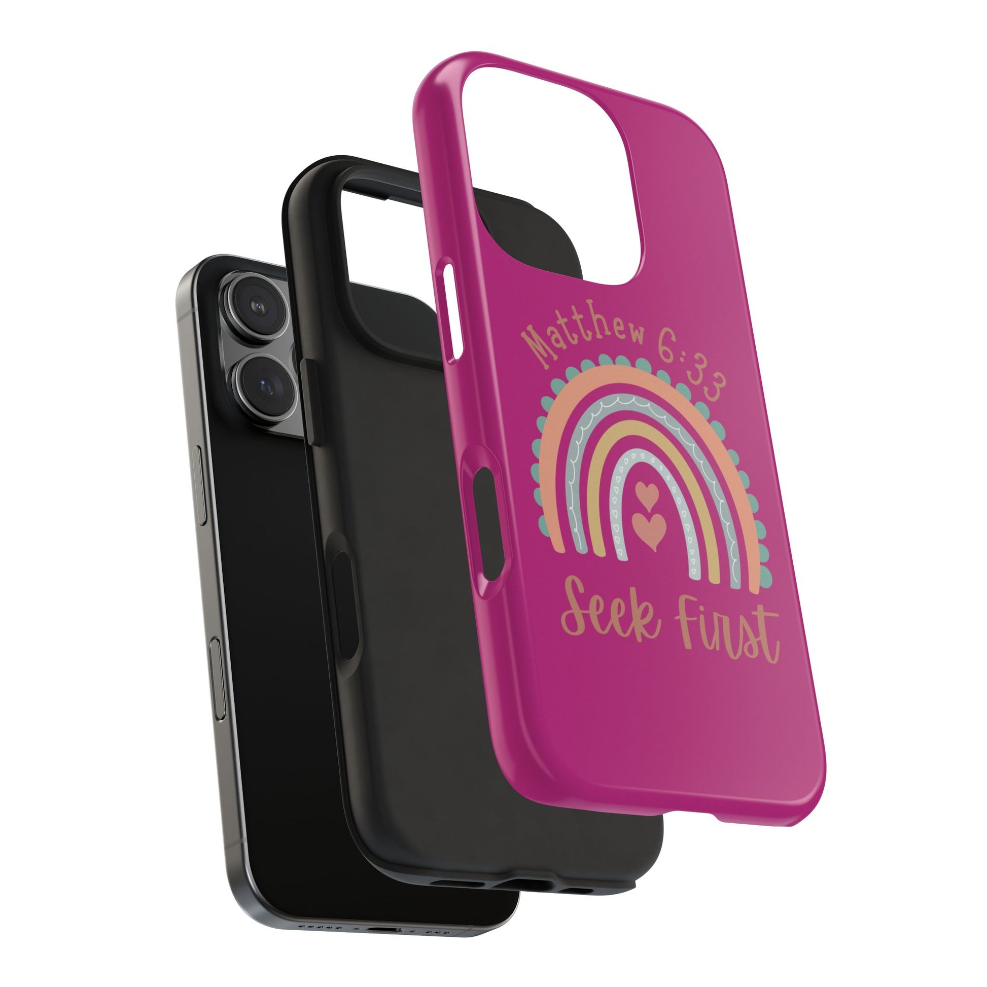 Seek First – Matthew 6:33 Phone Case | Live the Verse Collection