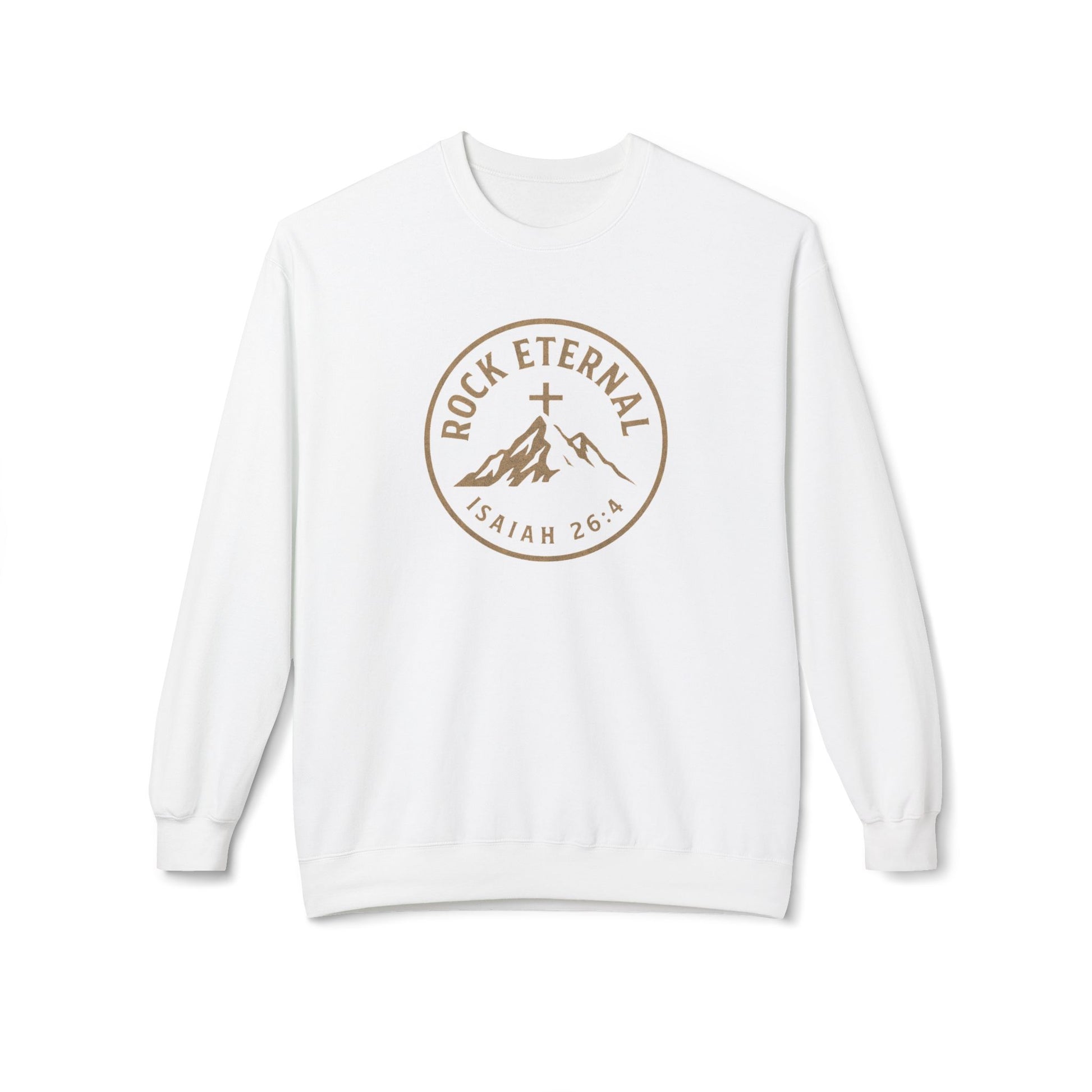 The Rock Eternal – Isaiah 26:4 – Crewneck | Live the Verse | all4HIM