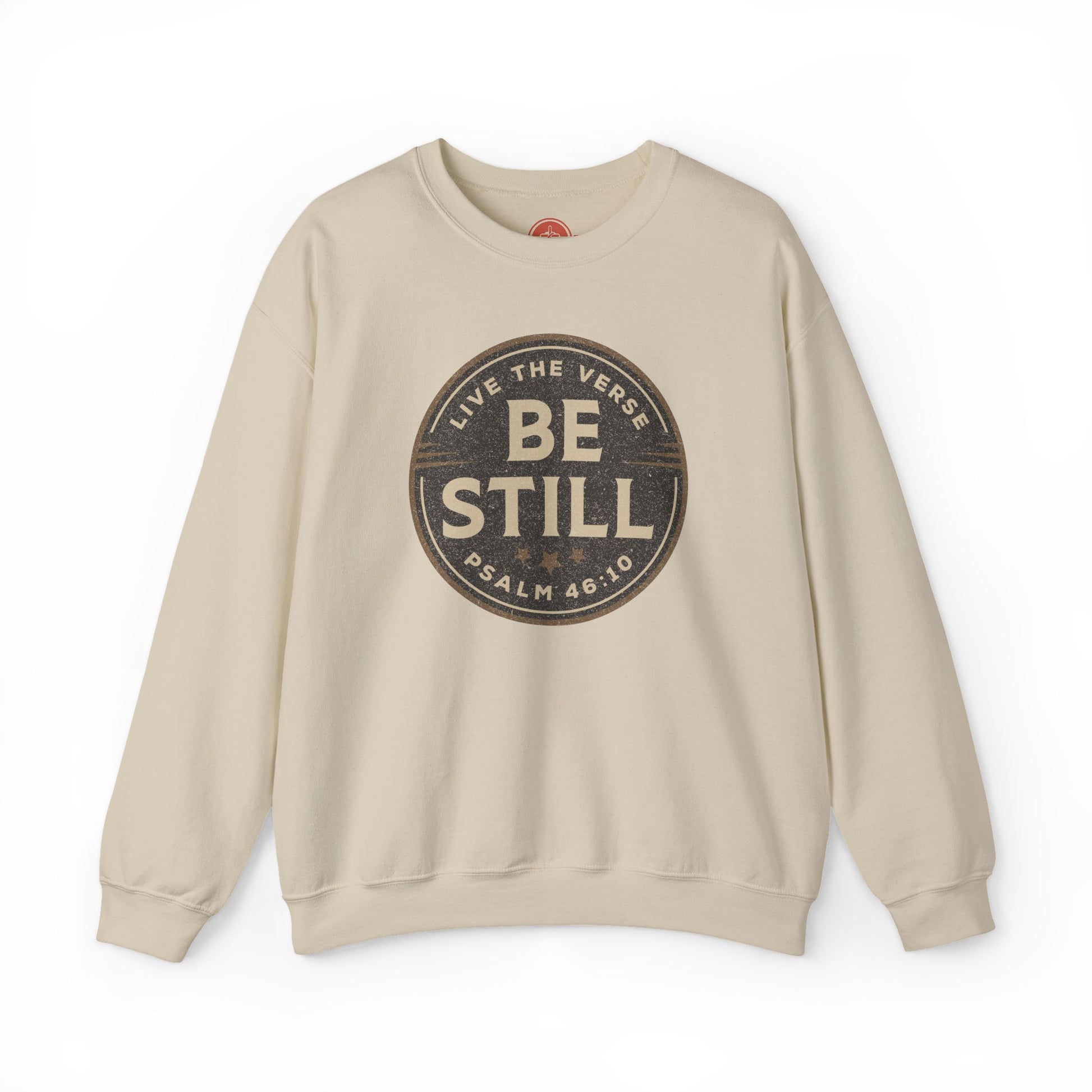 Be Still – Psalm 46:10 Crewneck Sweatshirt | Live the Verse Collection | all4HIM