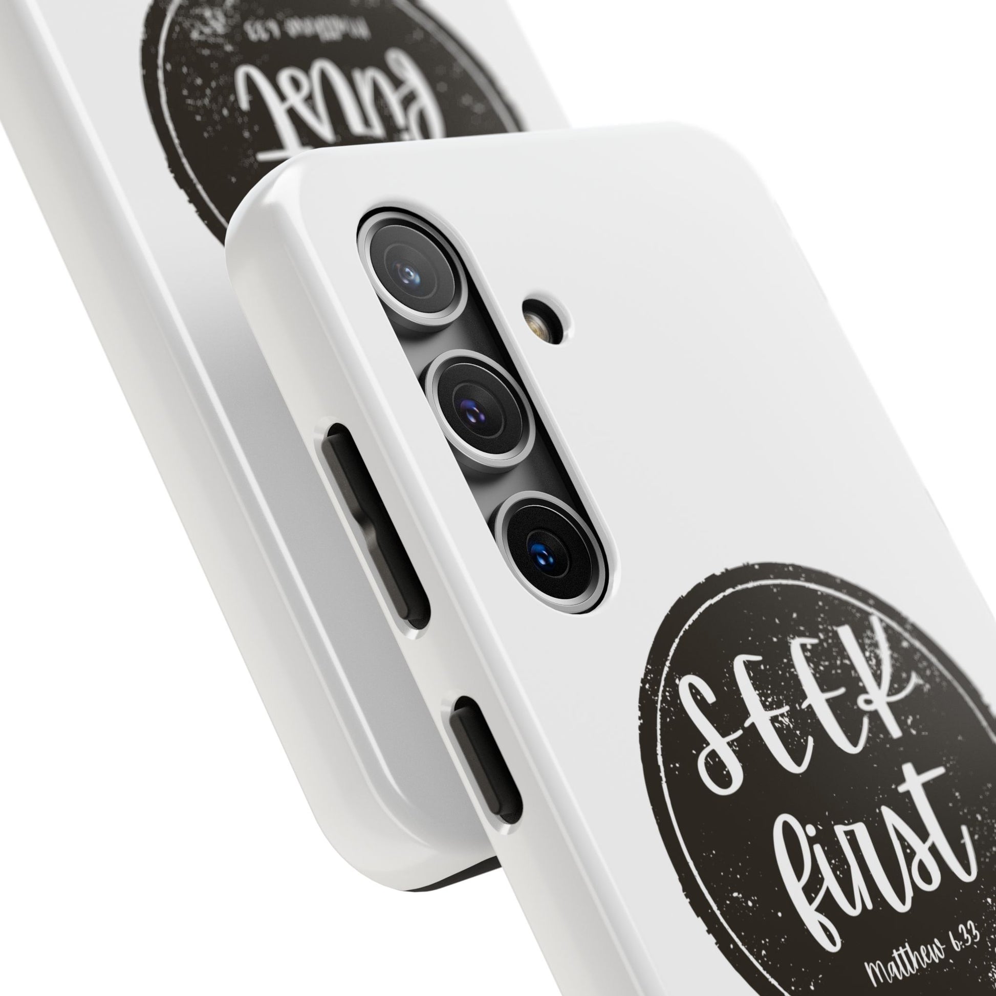 Seek First – Matthew 6:33 Phone Case | Live the Verse Collection