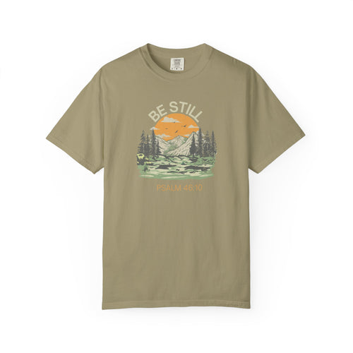 Be Still - Psalm 46:10 – Christian T-Shirt | Live the Verse Collection | all4HIM