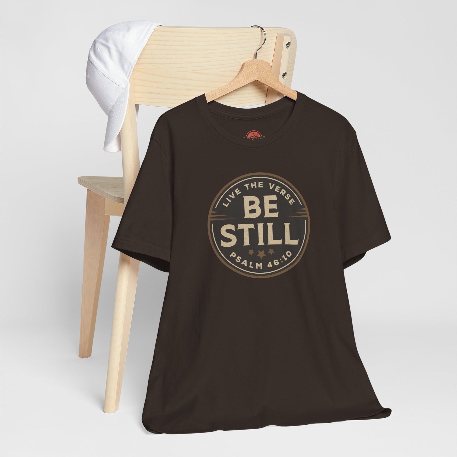 Be Still – Psalm 46:10 T-Shirt | Live the Verse Collection | all4HIM