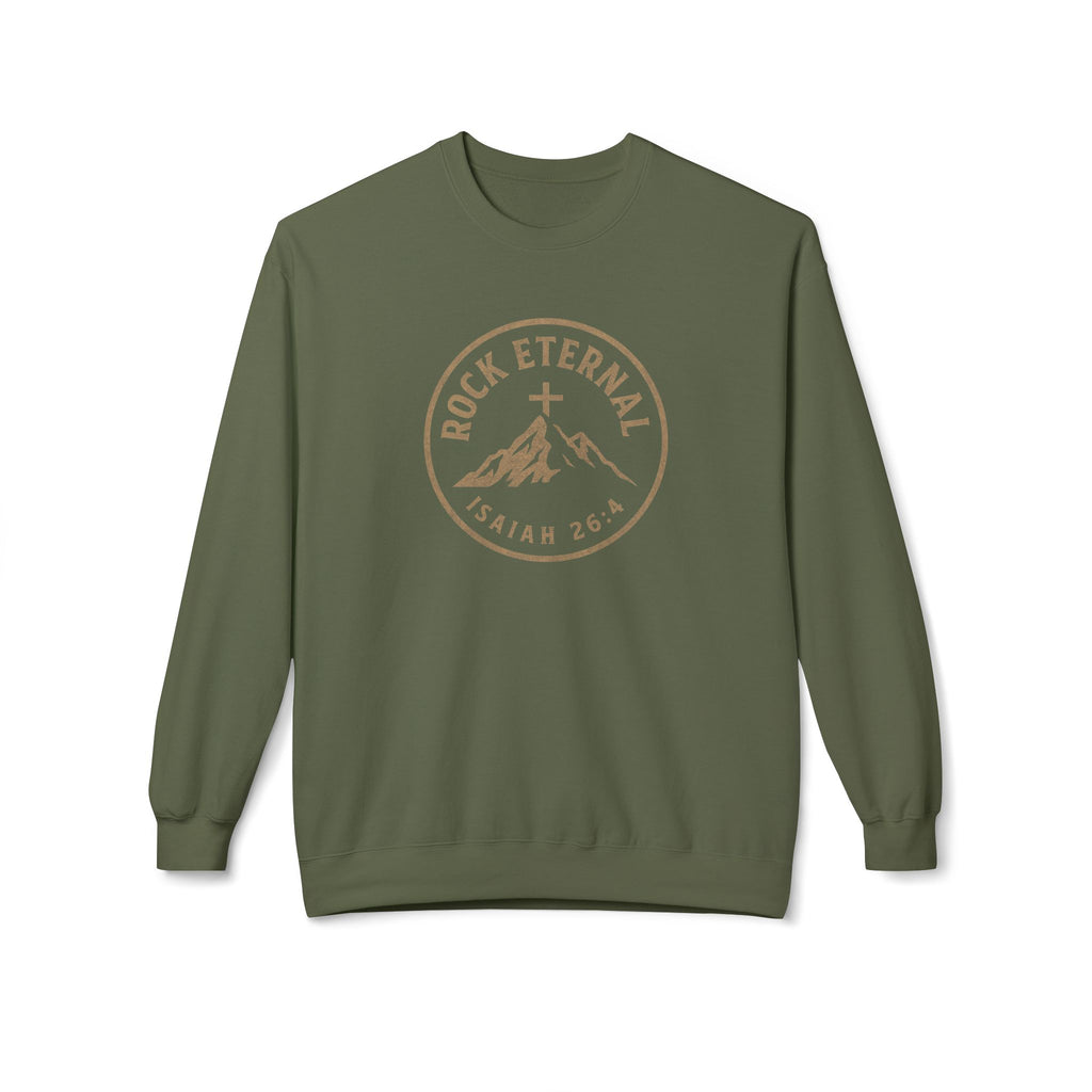 The Rock Eternal – Isaiah 26:4 – Crewneck | Live the Verse | all4HIM