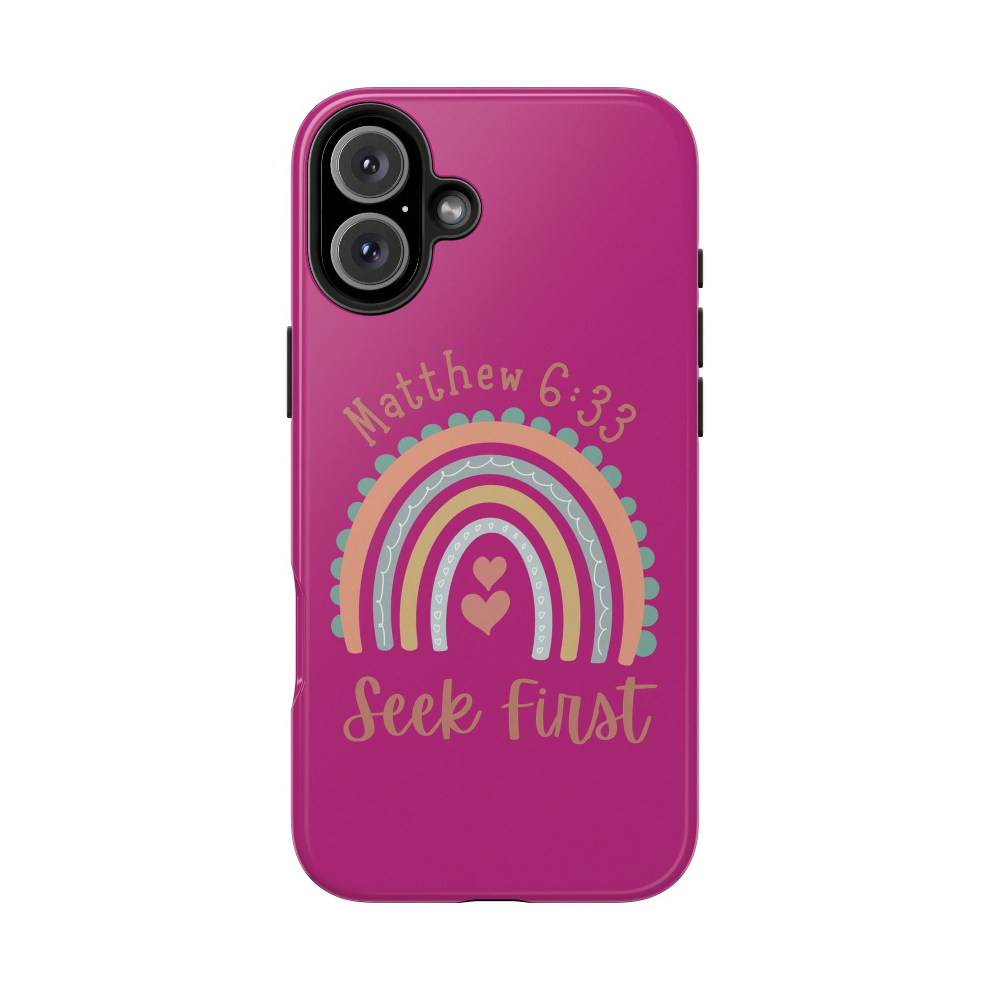 Seek First – Matthew 6:33 Phone Case | Live the Verse Collection