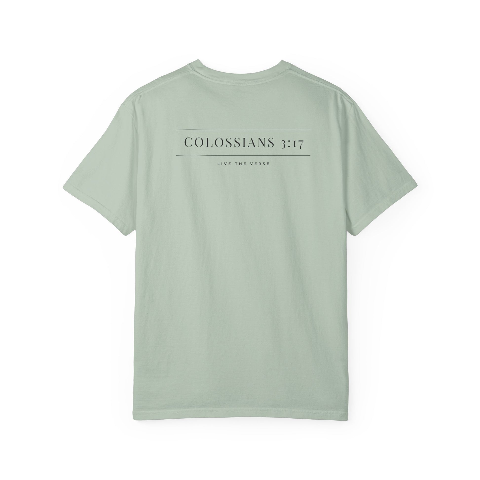 Live the Verse – Colossians 3:17 T-shirt | all4HIM Collection