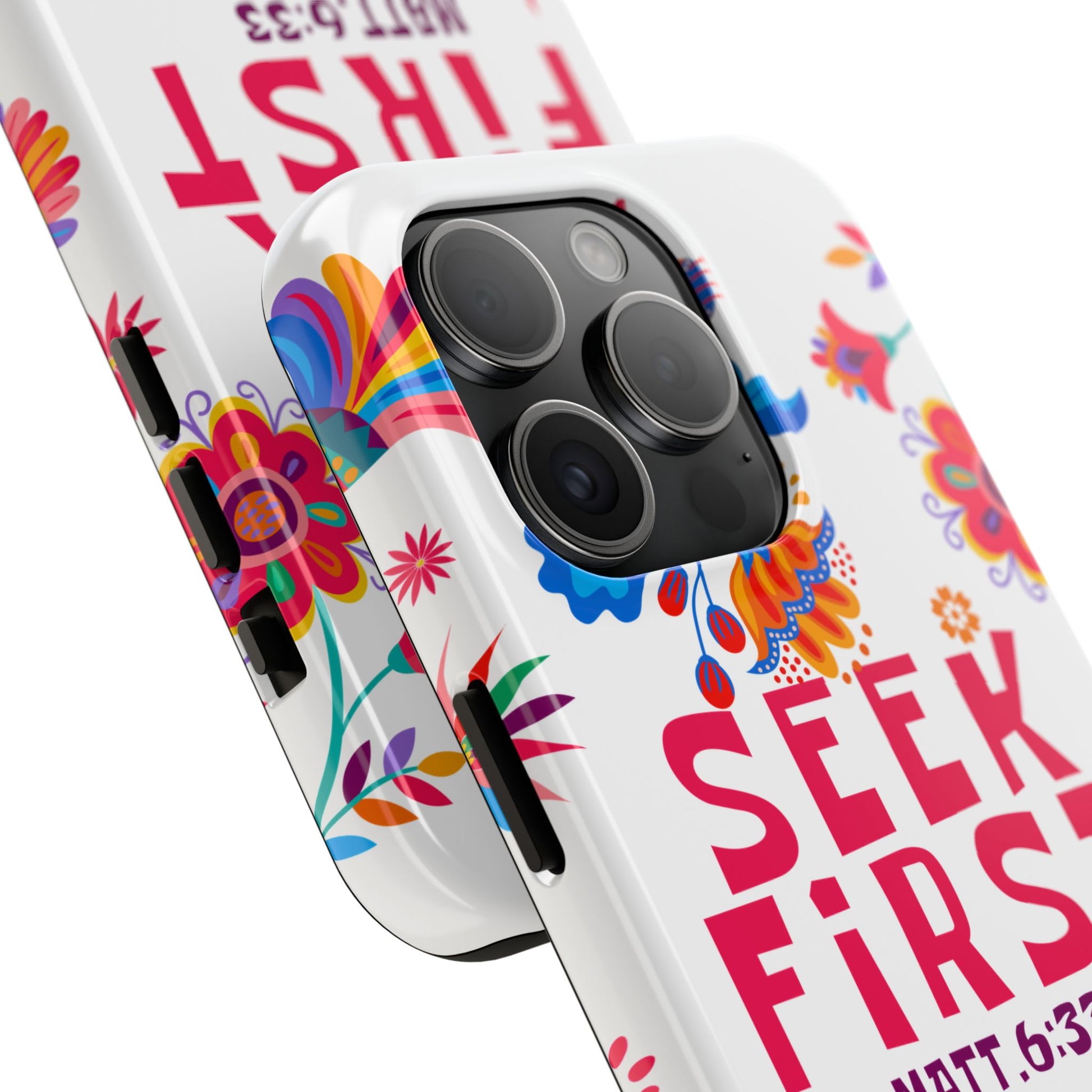 Seek First – Matthew 6:33 Phone Case | Live the Verse Collection