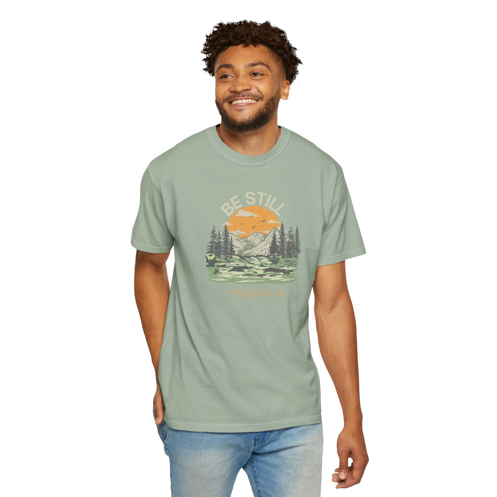 Be Still - Psalm 46:10 – Christian T-Shirt | Live the Verse Collection | all4HIM