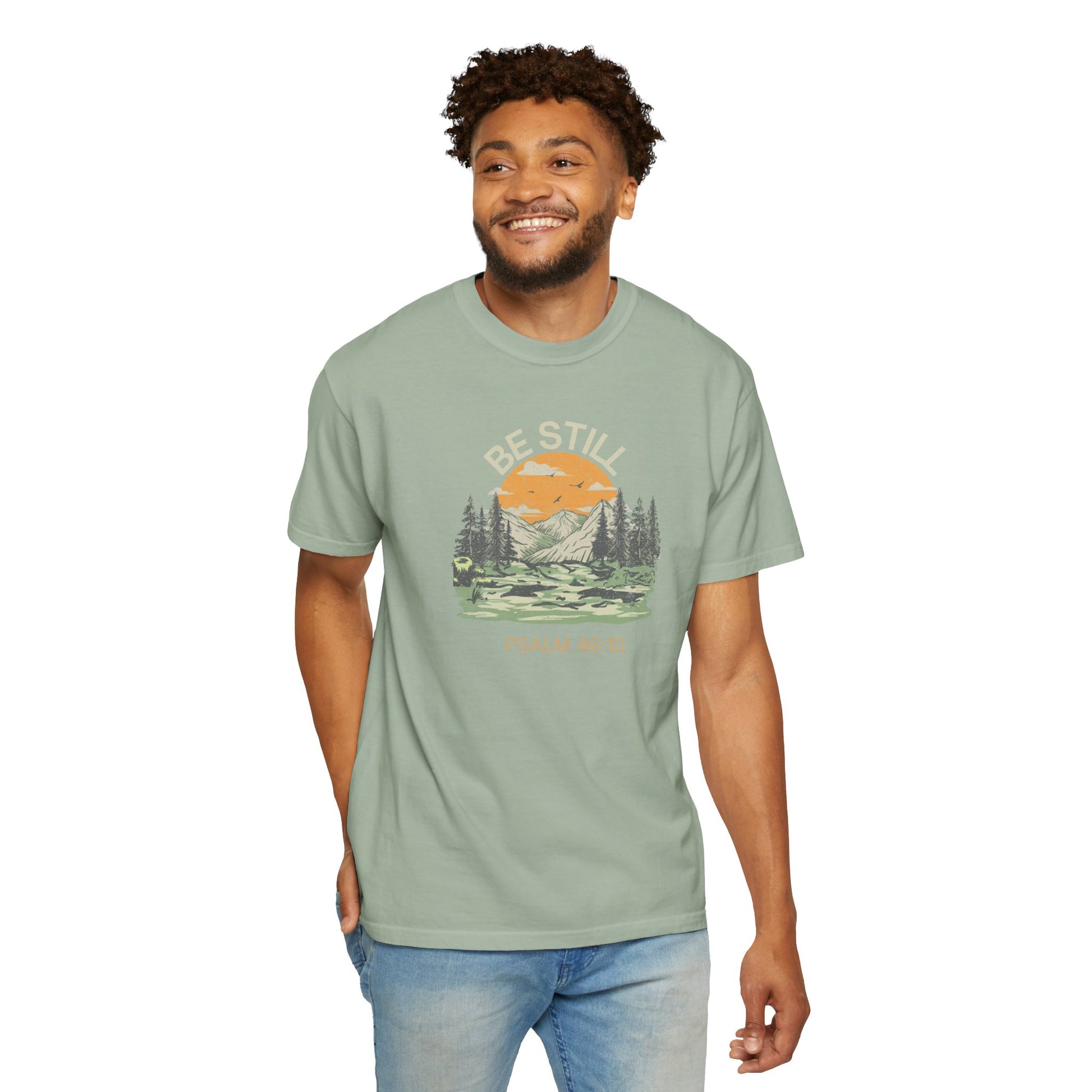 Be Still - Psalm 46:10 – Christian T-Shirt | Live the Verse Collection | all4HIM
