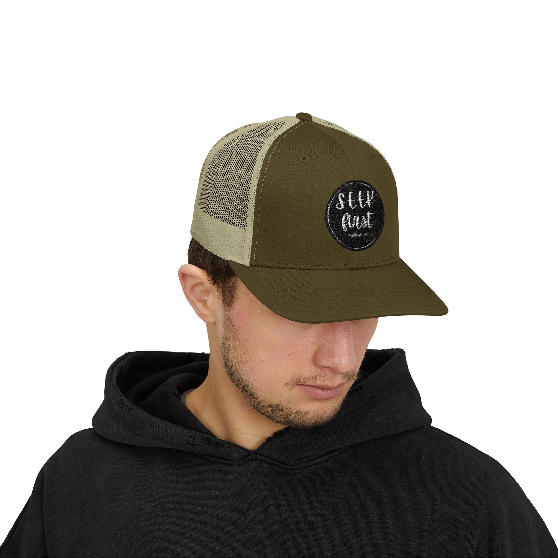 Stylish Snapback Trucker Cap, Trendy Mesh Hat for Outdoors, Perfect for Summer Festivals, Casual Wear, Gifts for Him or Her