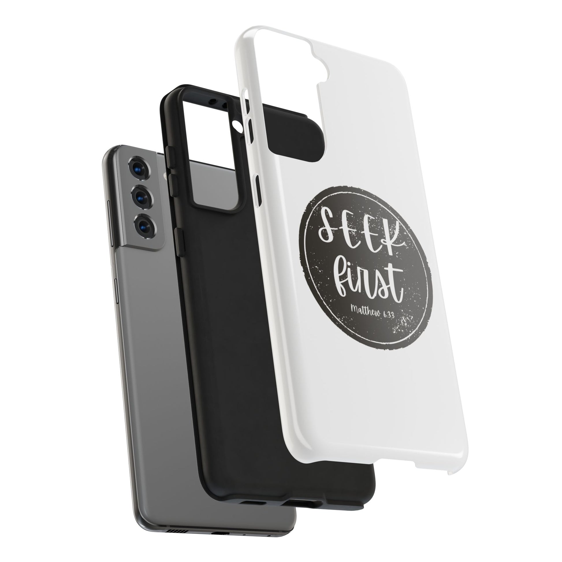 Seek First – Matthew 6:33 Phone Case | Live the Verse Collection