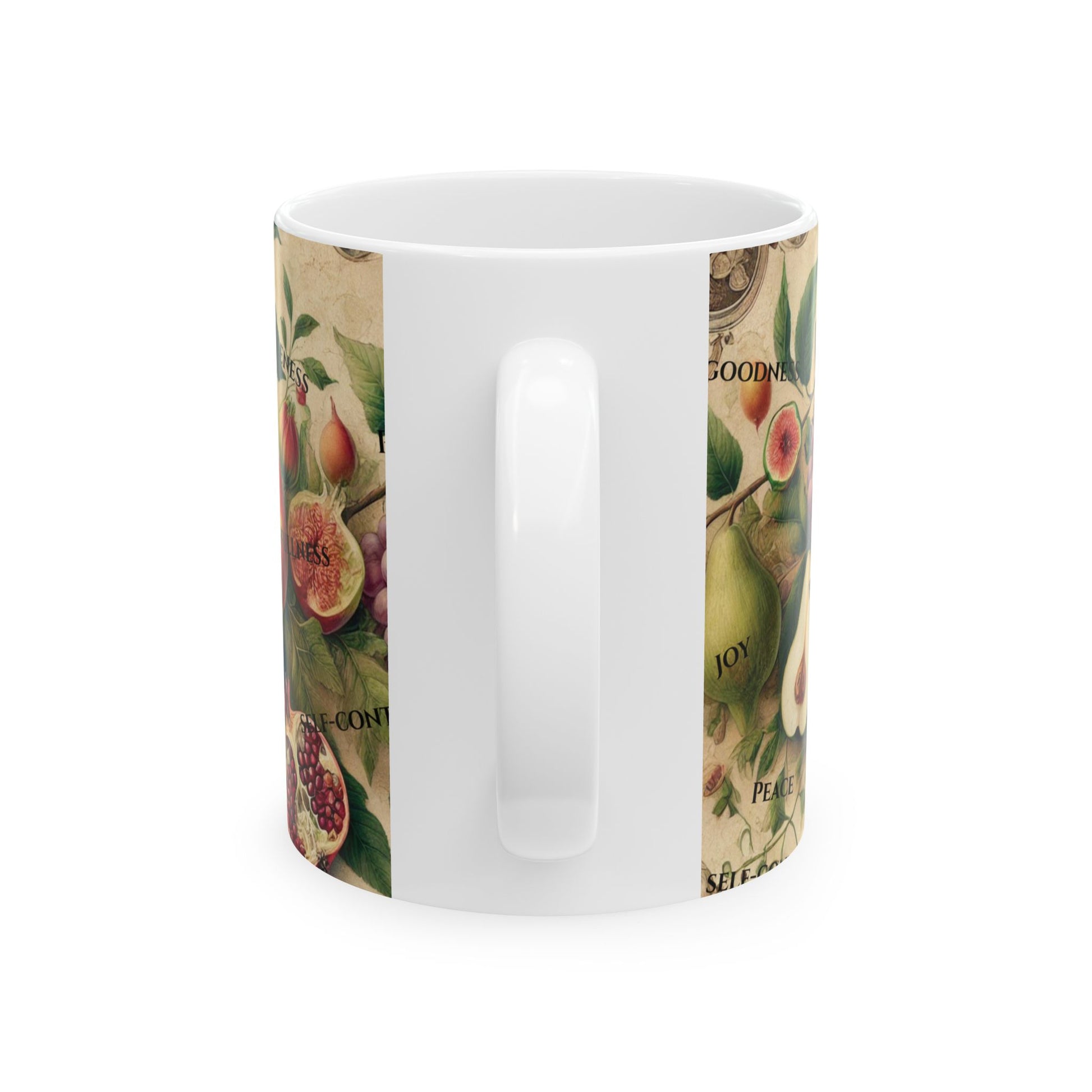 Fill Your Cup: Fruits of the Spirit Mug – Christian Wraparound Mug | all4HIM Collection – 11oz & 15oz